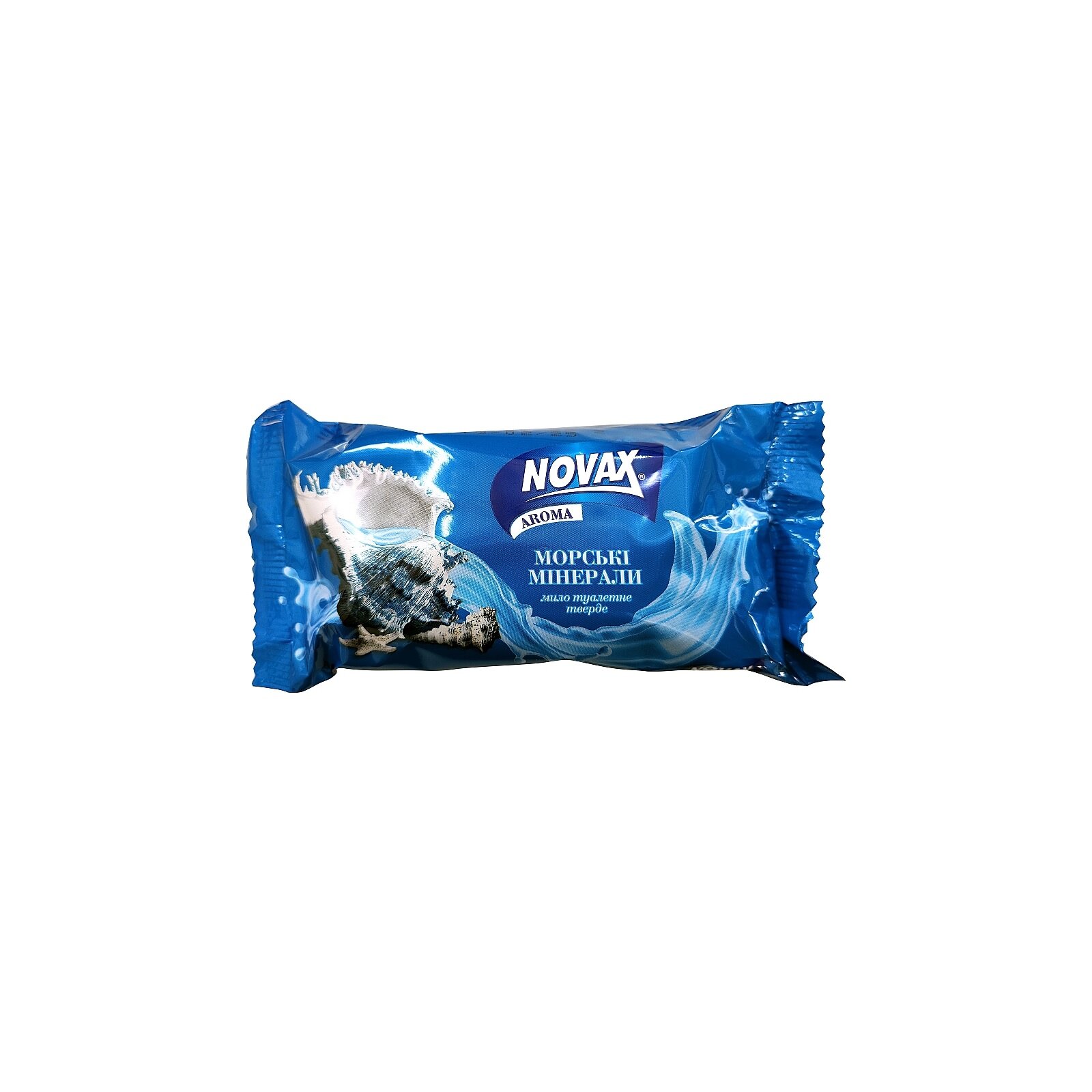 Мыло туалетное твердое NOVAX Aroma Морские Минералы 140 г (4820195509470)