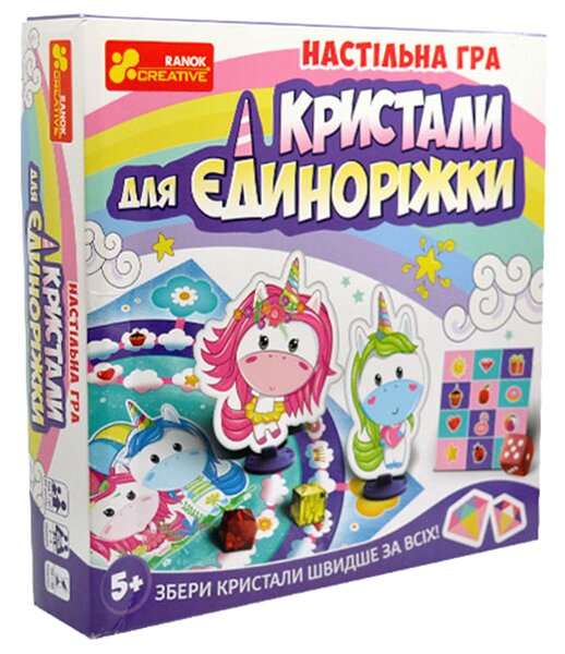 Настільна гра Кристали для Єдинорожки 12120074У (4823076144111)