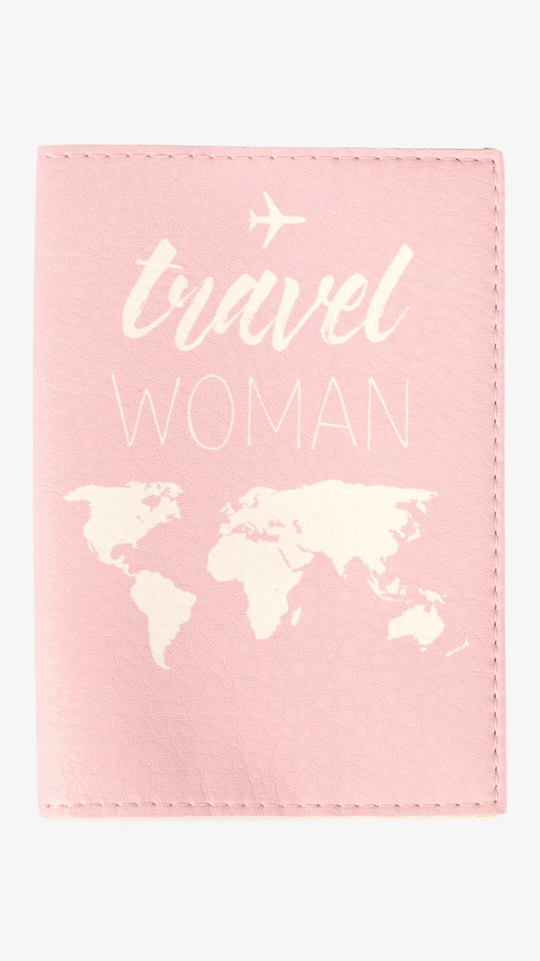 Обложка для ID паспорта TM Passporty 224 Travel Women Розовый  Фото №0