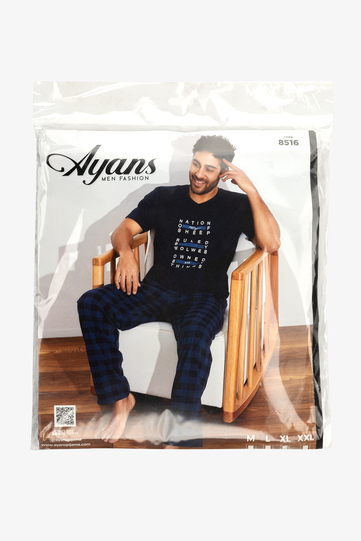 Пижама мужская AYANS S Синий  Фото №14