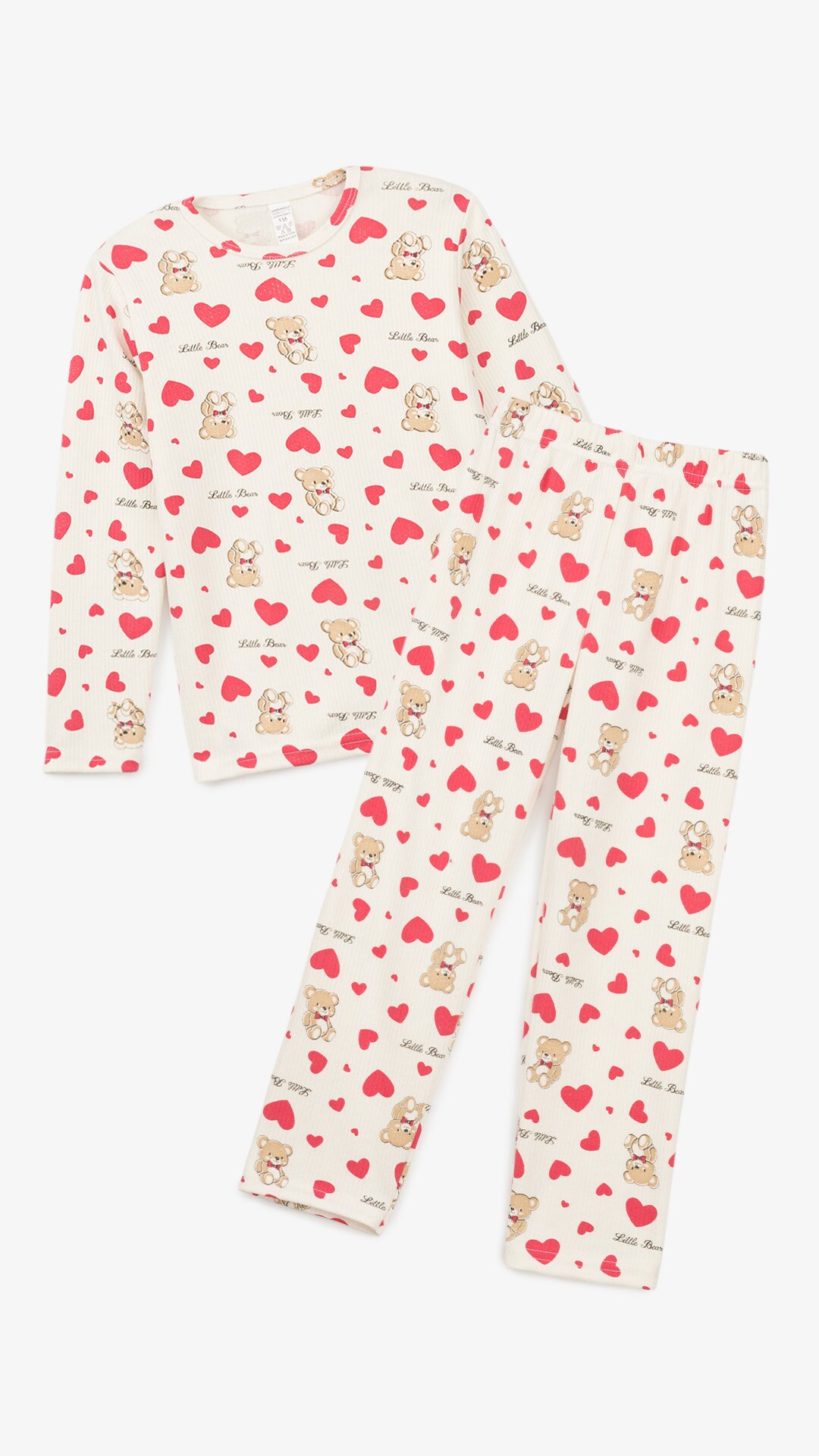 Піжама для дівчинки DALMINA Little Bear 104 см Молочний  Фото №7
