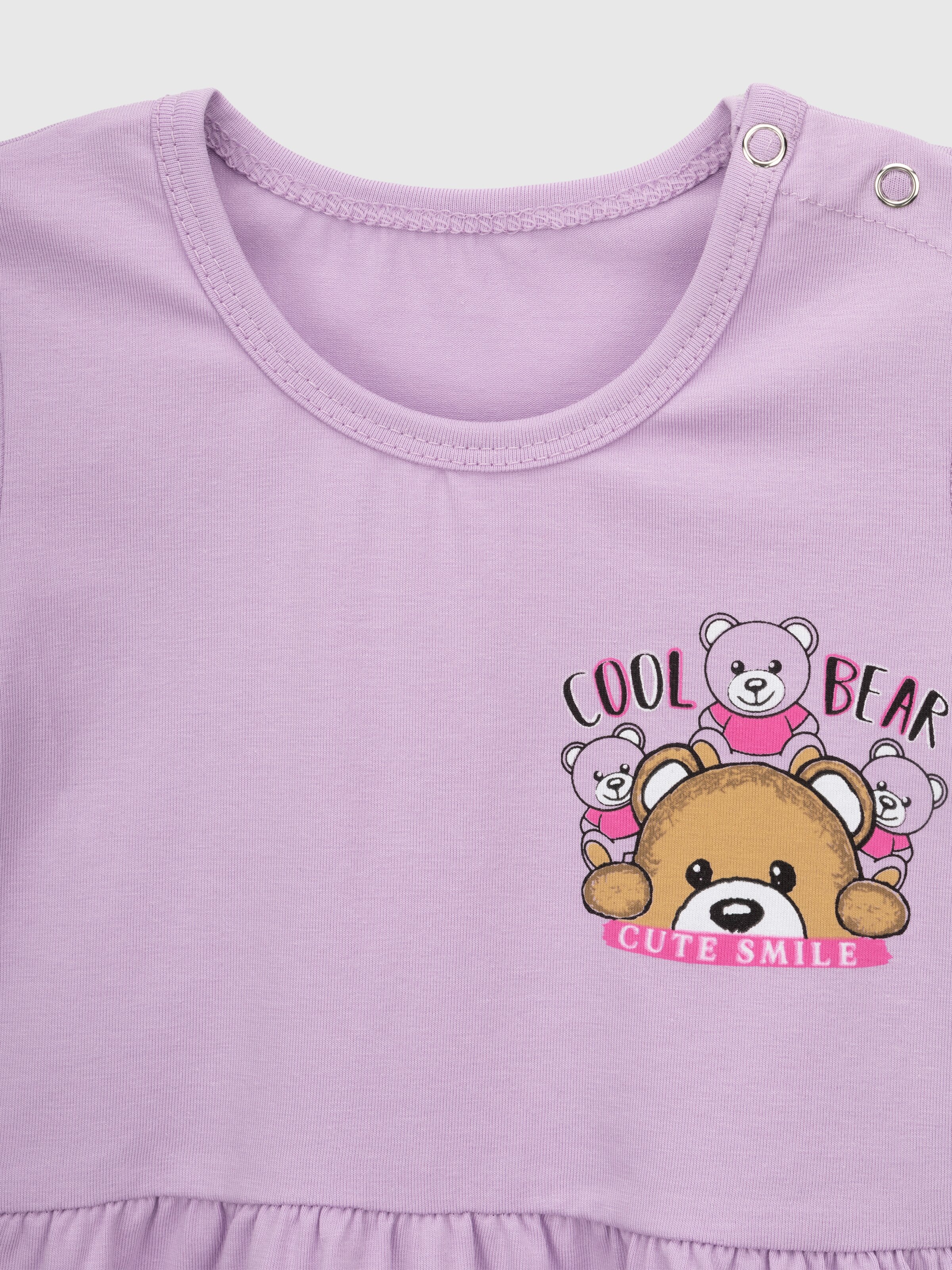Сукня для дівчинки Baby Show 13151 68 см Бузковий (2000990473769S)  Фото №1