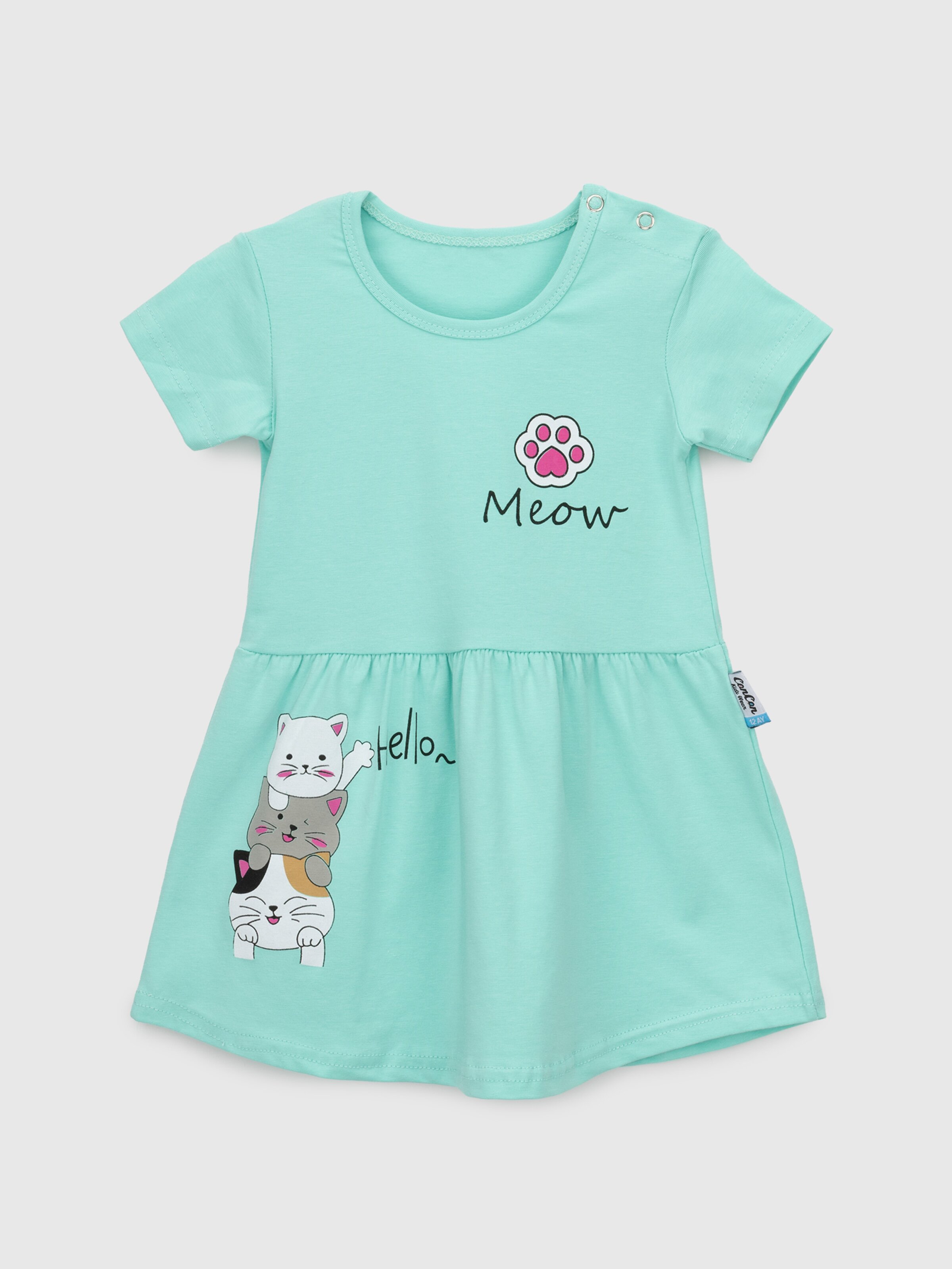 Платье для девочки Baby Show 13152 68 см Мятный (2000990473851S)  Фото №0