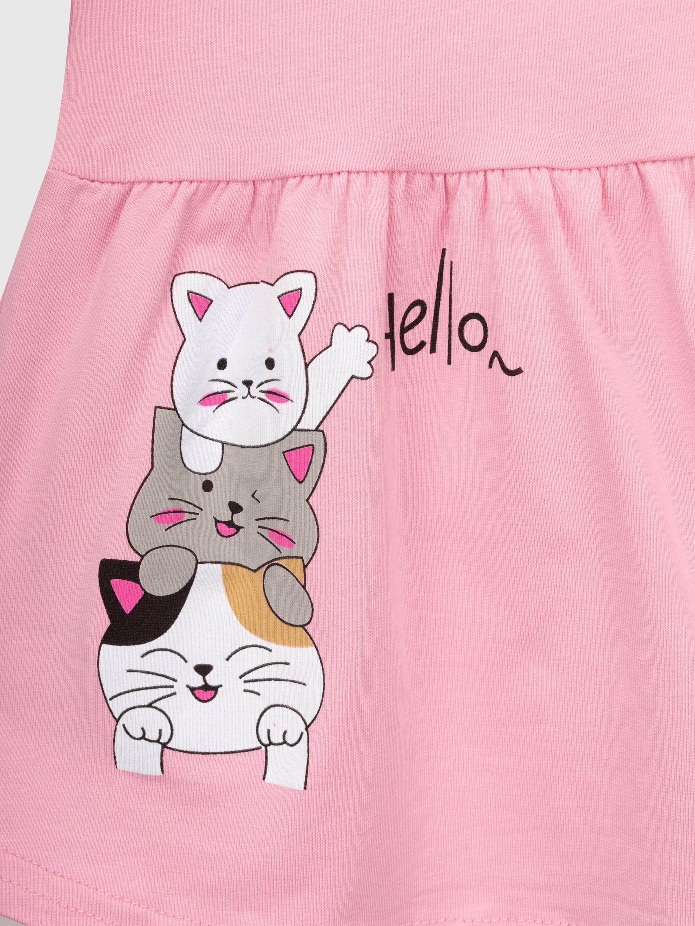 Платье для девочки Baby Show 13152 68 см Розовый (2000990473899S)  Фото №3