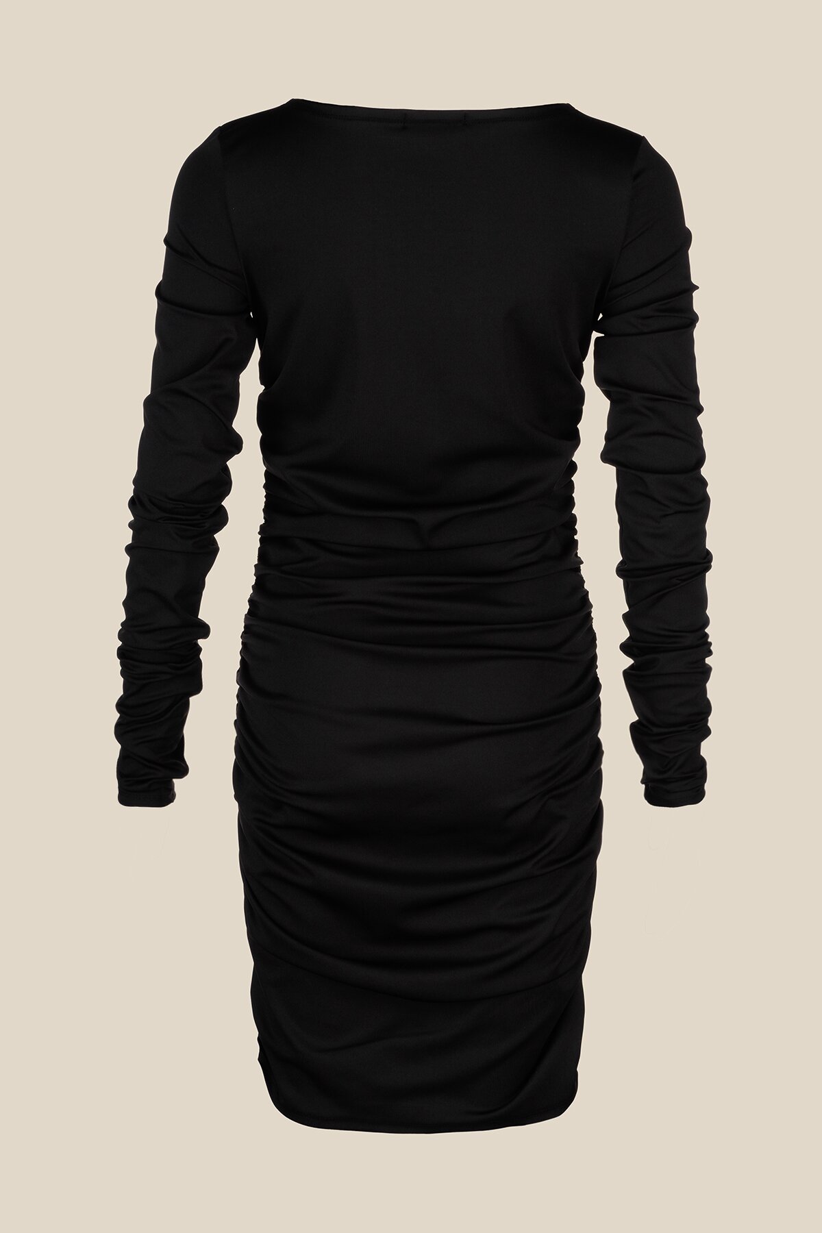 Купити Сукня однотонна жіноча LAWA WTC02427 XS Чорний Артикул: 2000990927415 Фото повноекранне №9