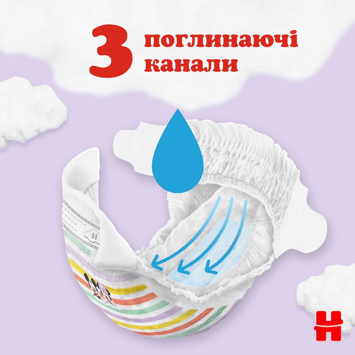 Подгузники Huggies Ultra Comfort 3 Jumbo 4-9 кг 56 шт. (5029053567570)  Фото №2