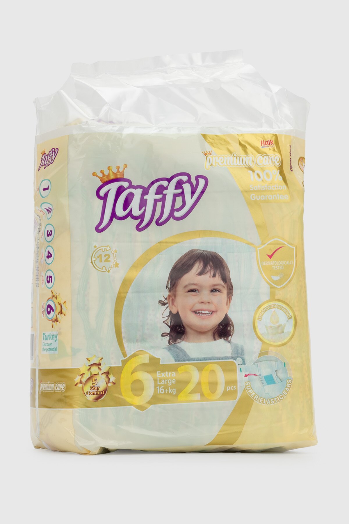 Подгузники Traffy Premium Care X-Large (16+ кг) 95138 Разноцветный (8681020801604)