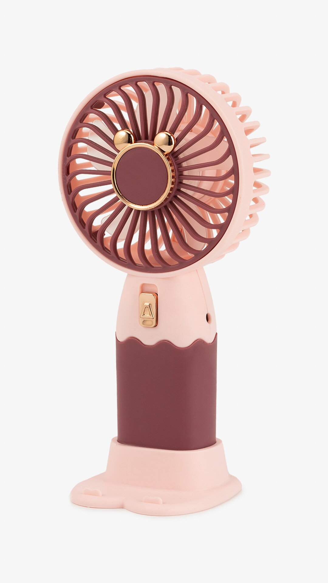 Портативный вентилятор Mini Fan-210 Розово-бордовый  Фото №0
