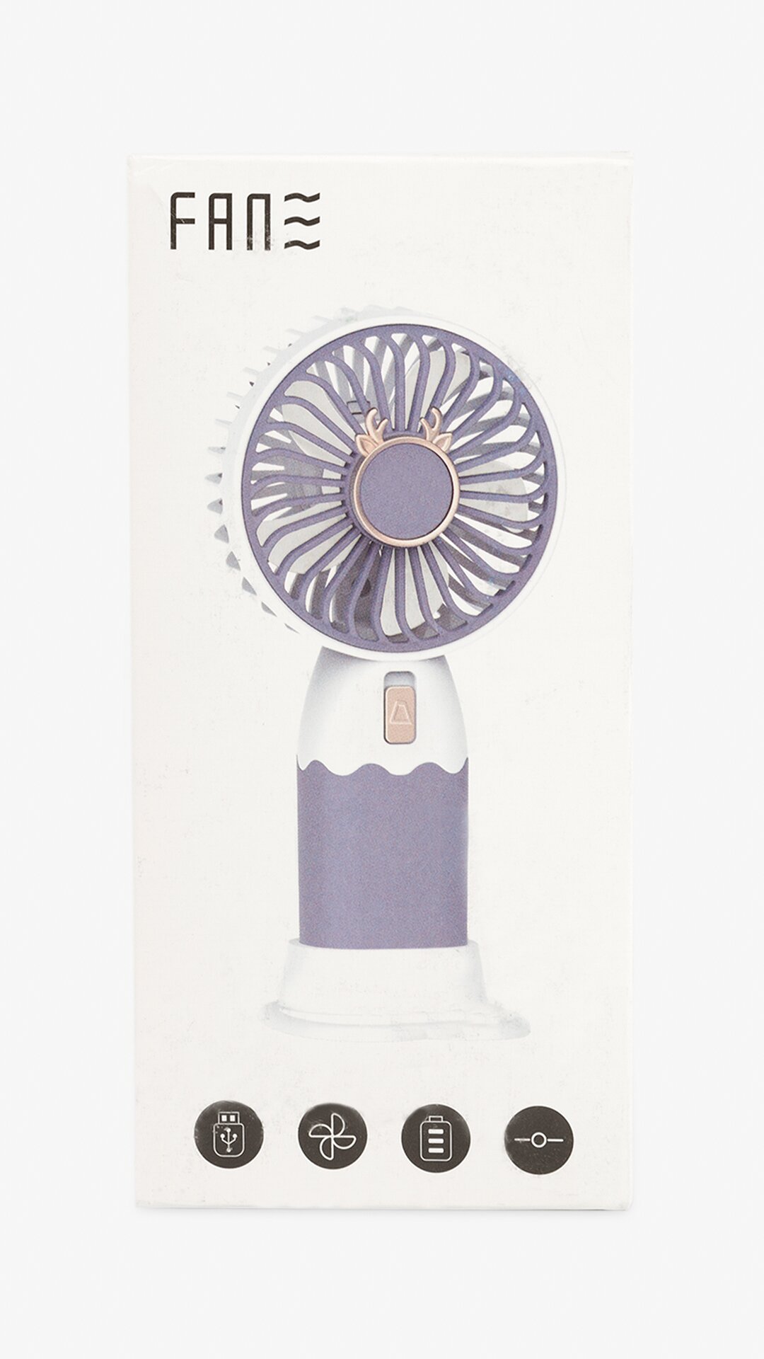 Портативный вентилятор Mini Fan-210 Розово-бордовый  Фото №3