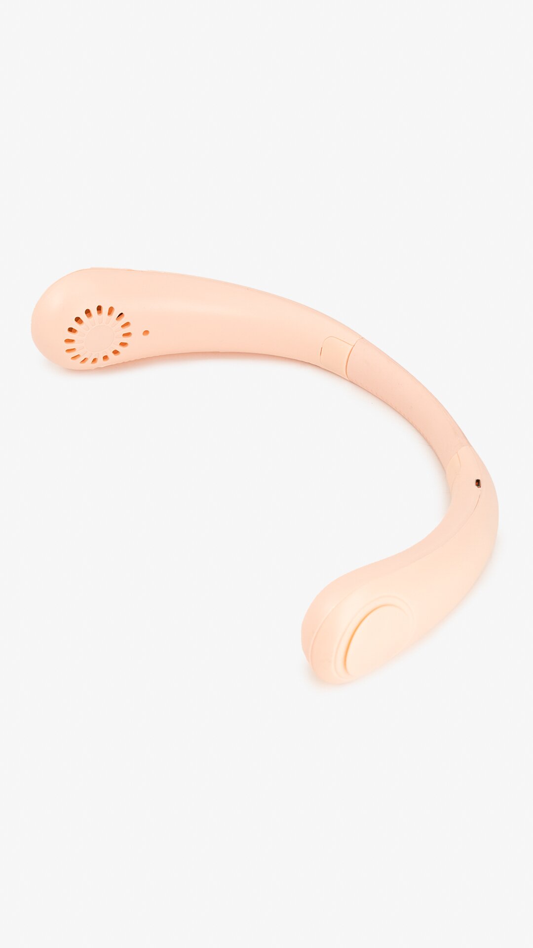 Портативный вентилятор на шею Bladeless Neck Cooler Розовый  Фото №2