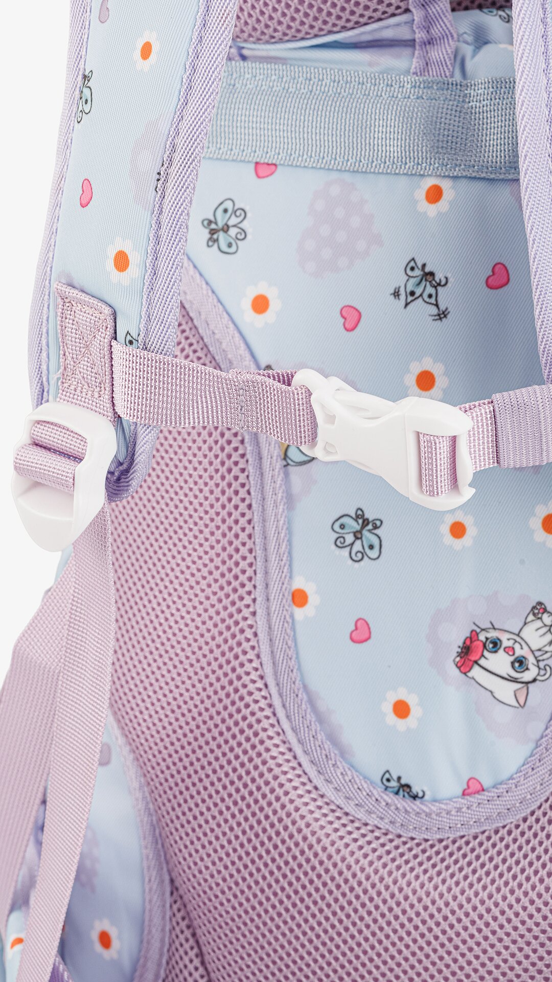 Купити Рюкзак початкова школа для дівчинки 917-4-1 Блакитний Артикул: 2000999167966 Фото повноекранне №8
