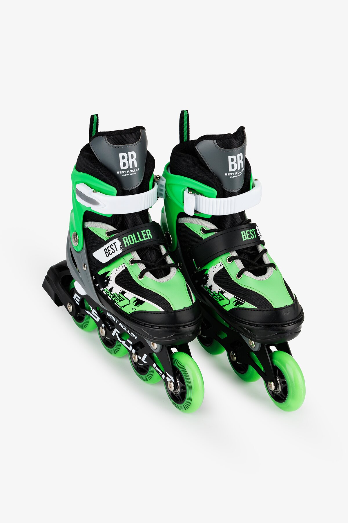 Роликові ковзани Best Roller 32944-M 34-37 Зелений  Фото №2