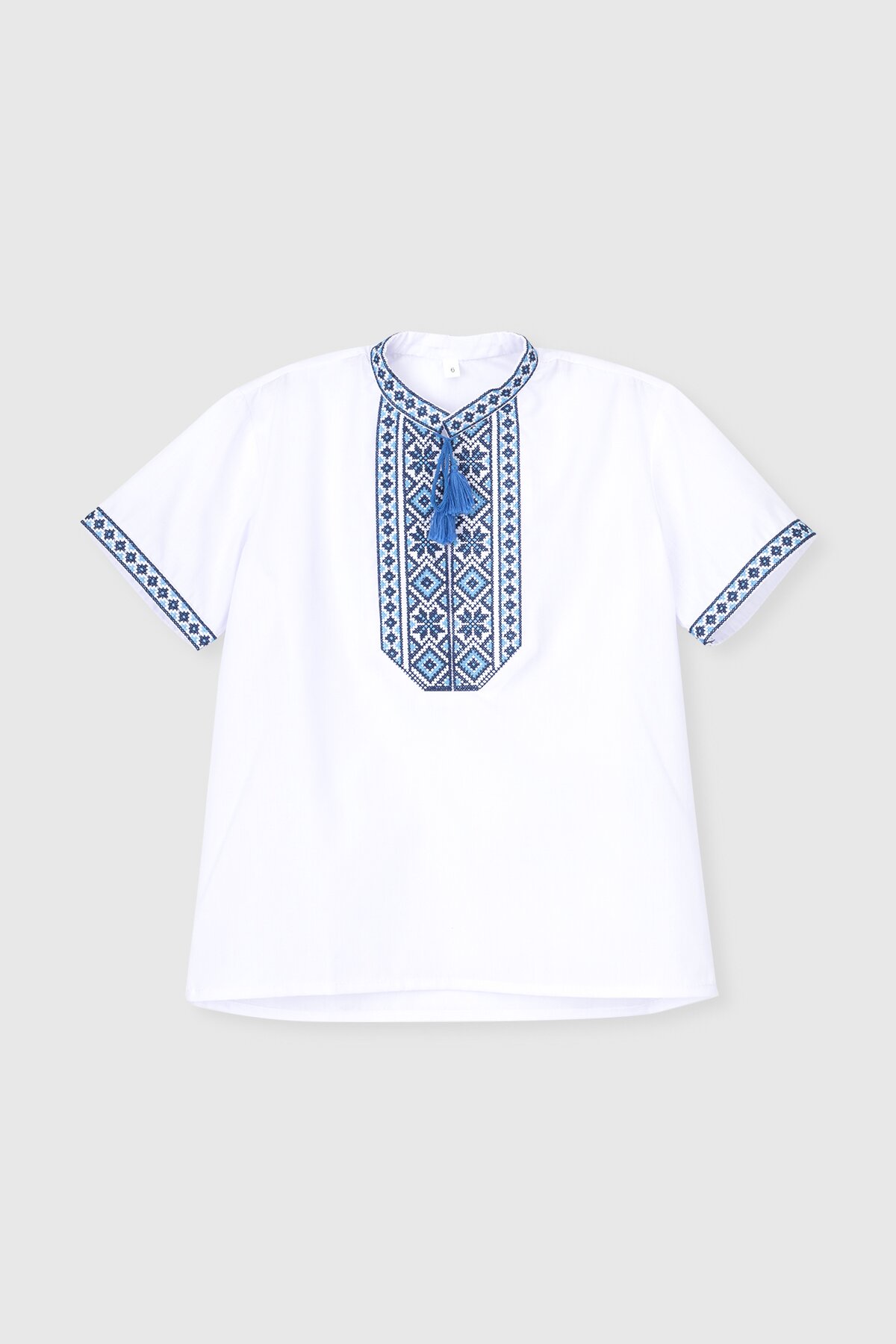 Рубашка с вышивкой КОЗАЧОК КОЗАК 110 см Голубой (2000989883234S)(SC)  Фото №0