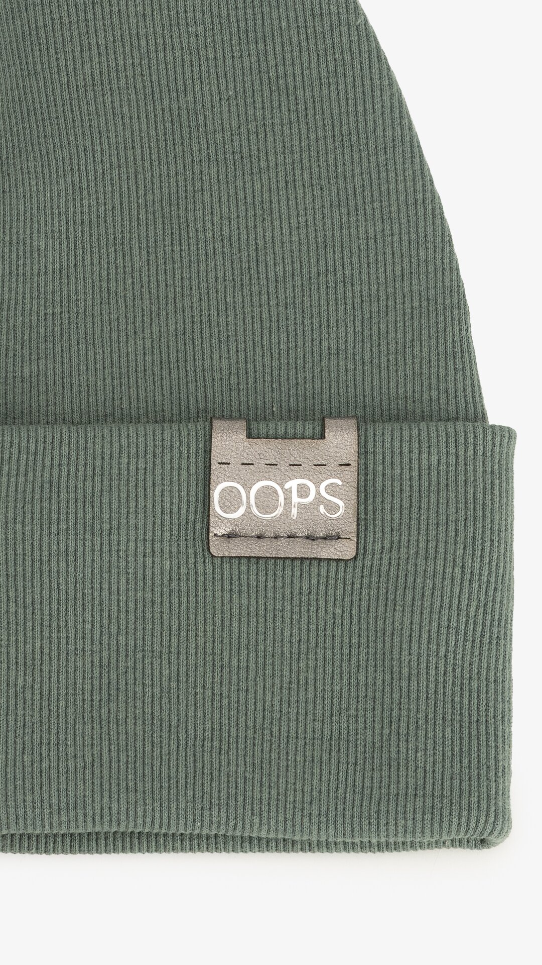 Шапка для хлопчика 2507 Oops 50-52 Оливковий  Фото №2