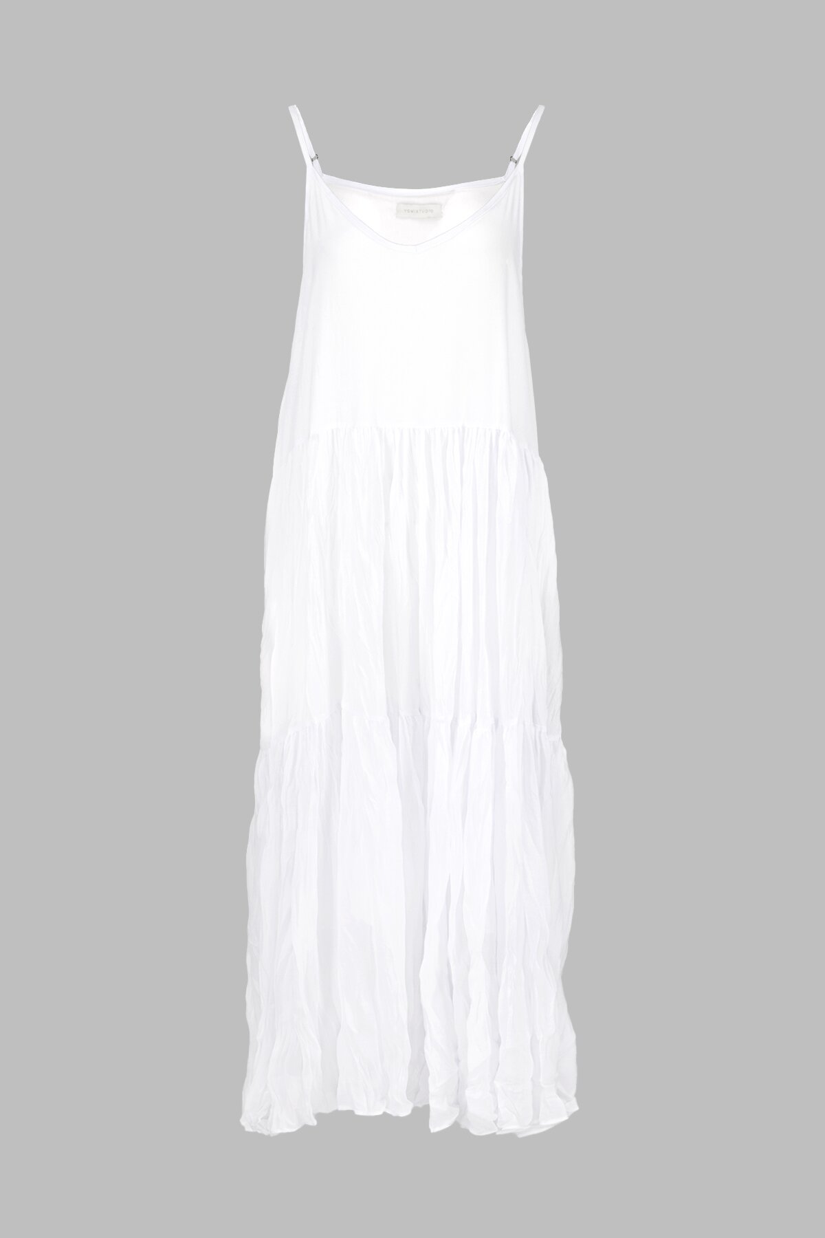 Сарафан однотонный женский 71902 One size Белый (2000990508539S)  Фото №5