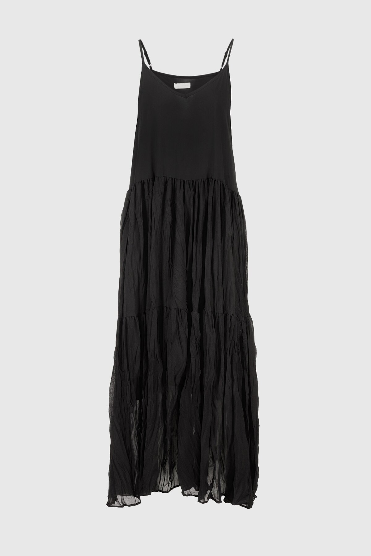 Сарафан однотонный женский 71902 One size Черный (2000990508522S)  Фото №6
