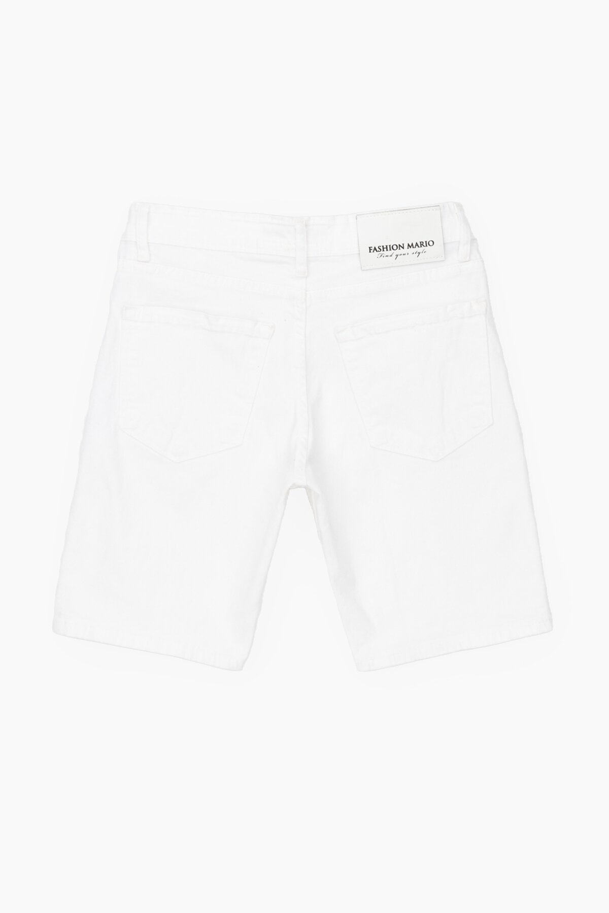 Шорты джинсовые мужские Mario Cavalli 0357 31 Белый (2000989738794S)  Фото №8