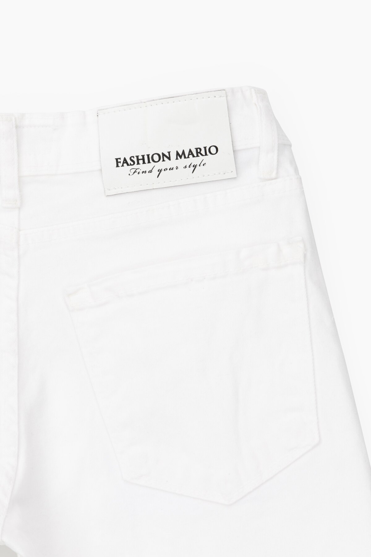 Шорты джинсовые мужские Mario Cavalli 0357 31 Белый (2000989738794S)  Фото №9