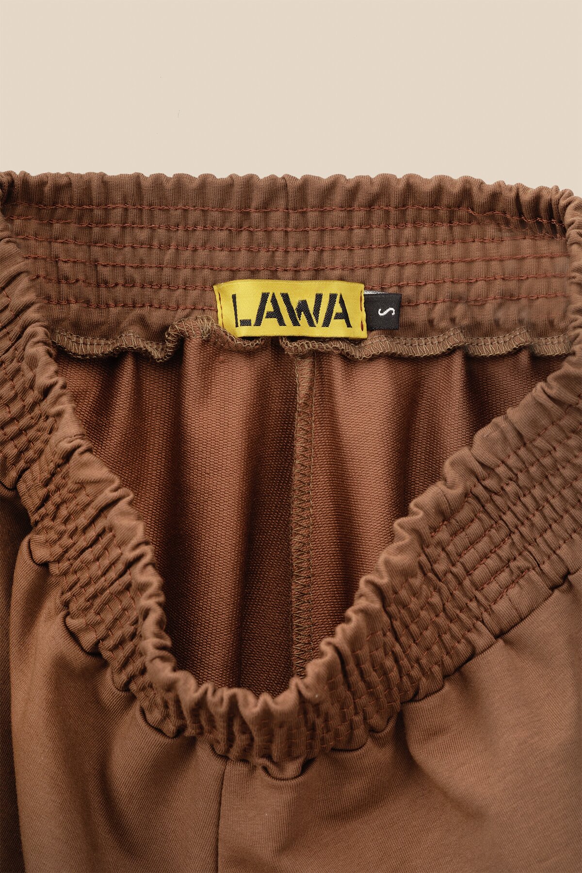 Купити Шорти трикотажні однотонні жіночі LAWA WBC02410 XS Мокко Артикул: 2000990691620 Фото повноекранне №8