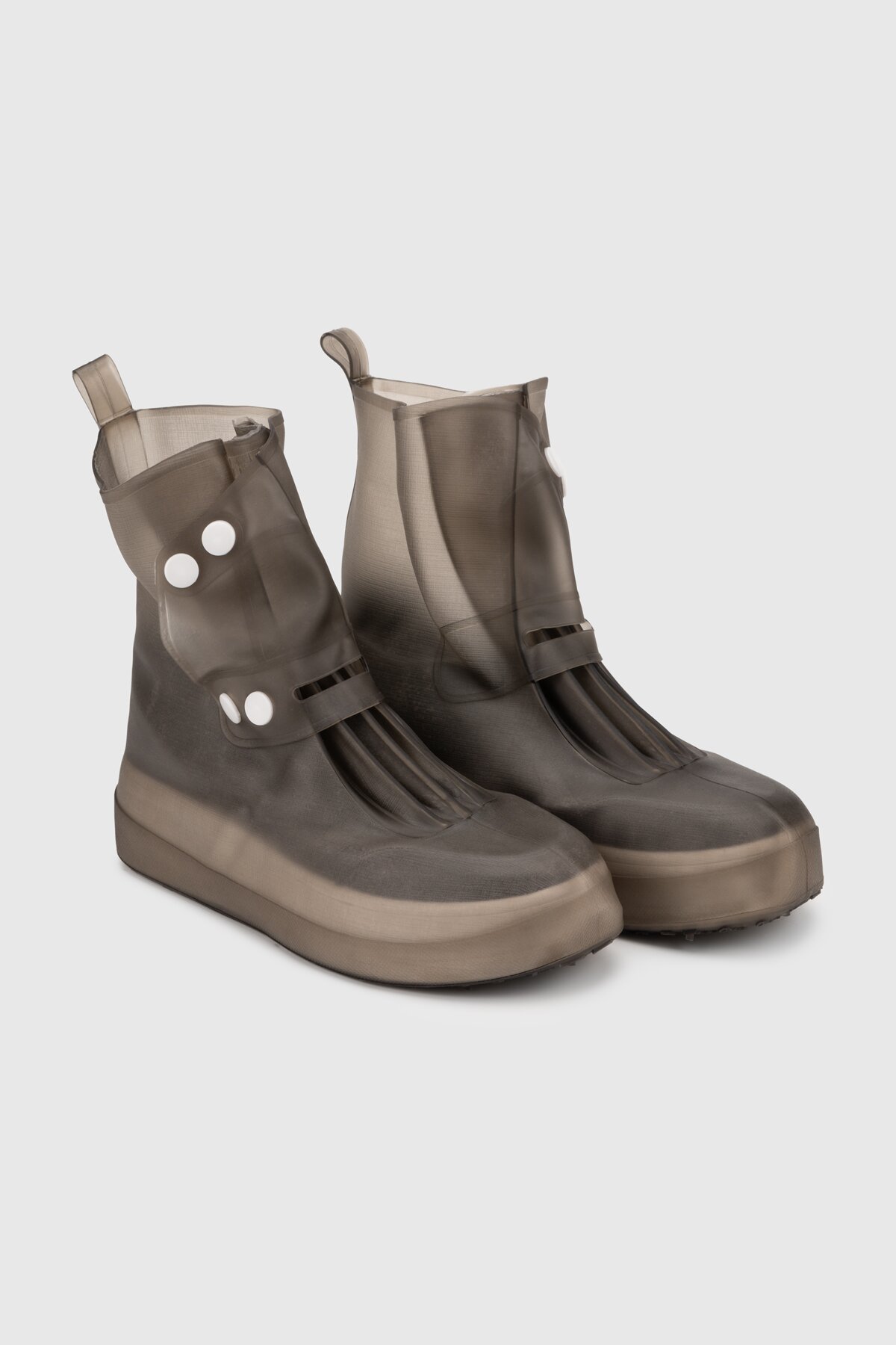 Силиконовые бахилы от дождя Y158 36-37 Графитовый (2000990375612A)  Фото №4