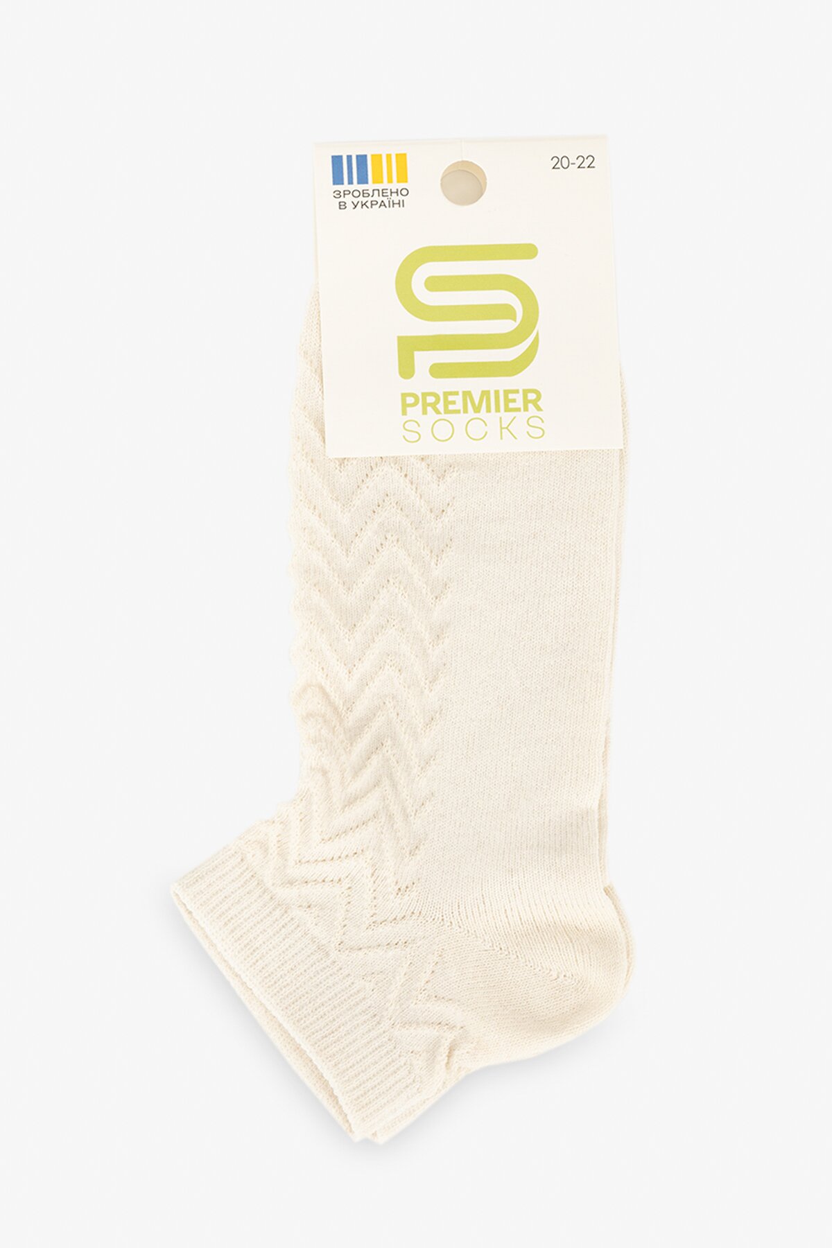 Шкарпетки для дівчинки Premier Socks 15Д-4А 22-24 Молочний  Фото №5