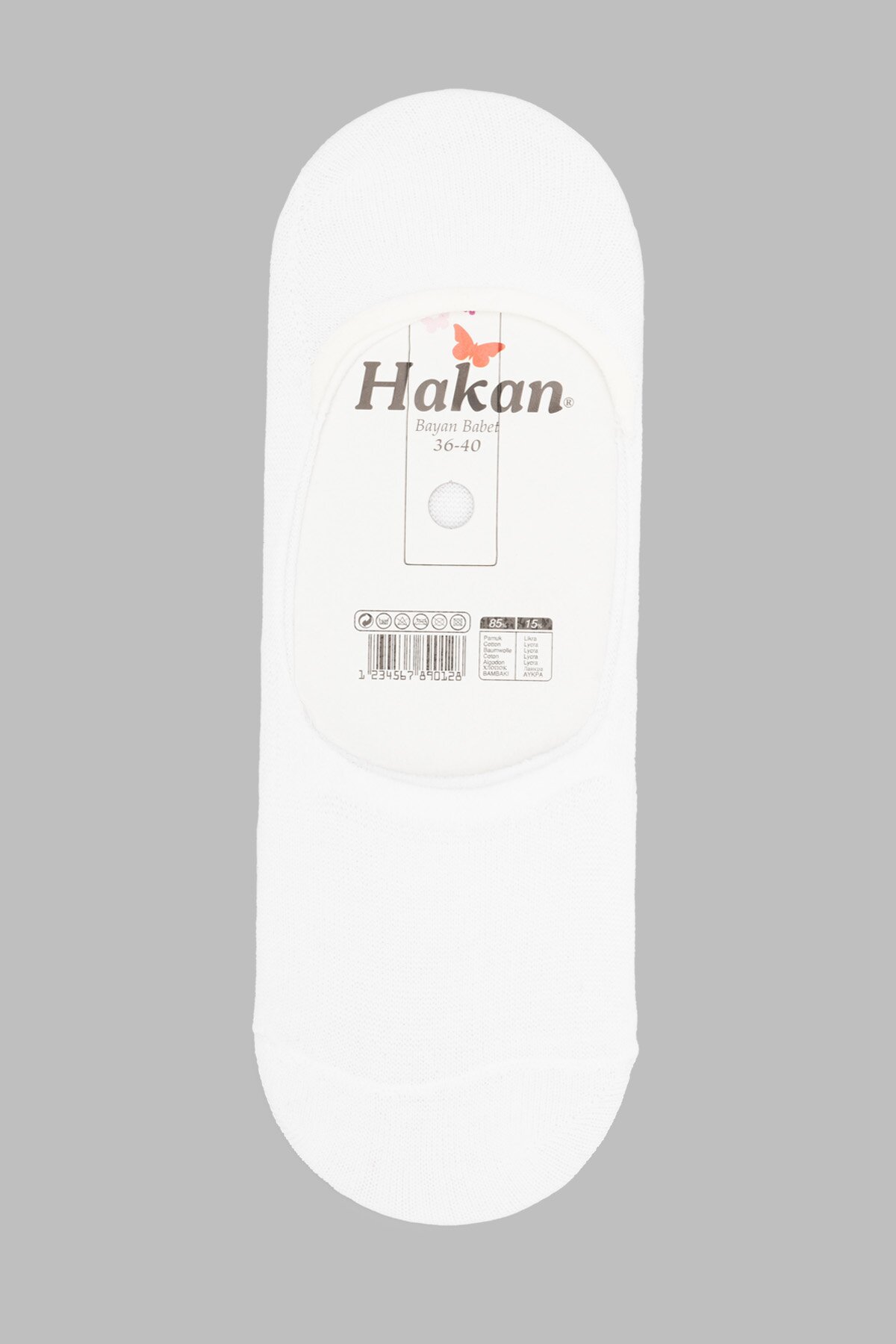 Следки женские HAKAN Hakan 3 36-40 Белый (2000990604873A)  Фото №0