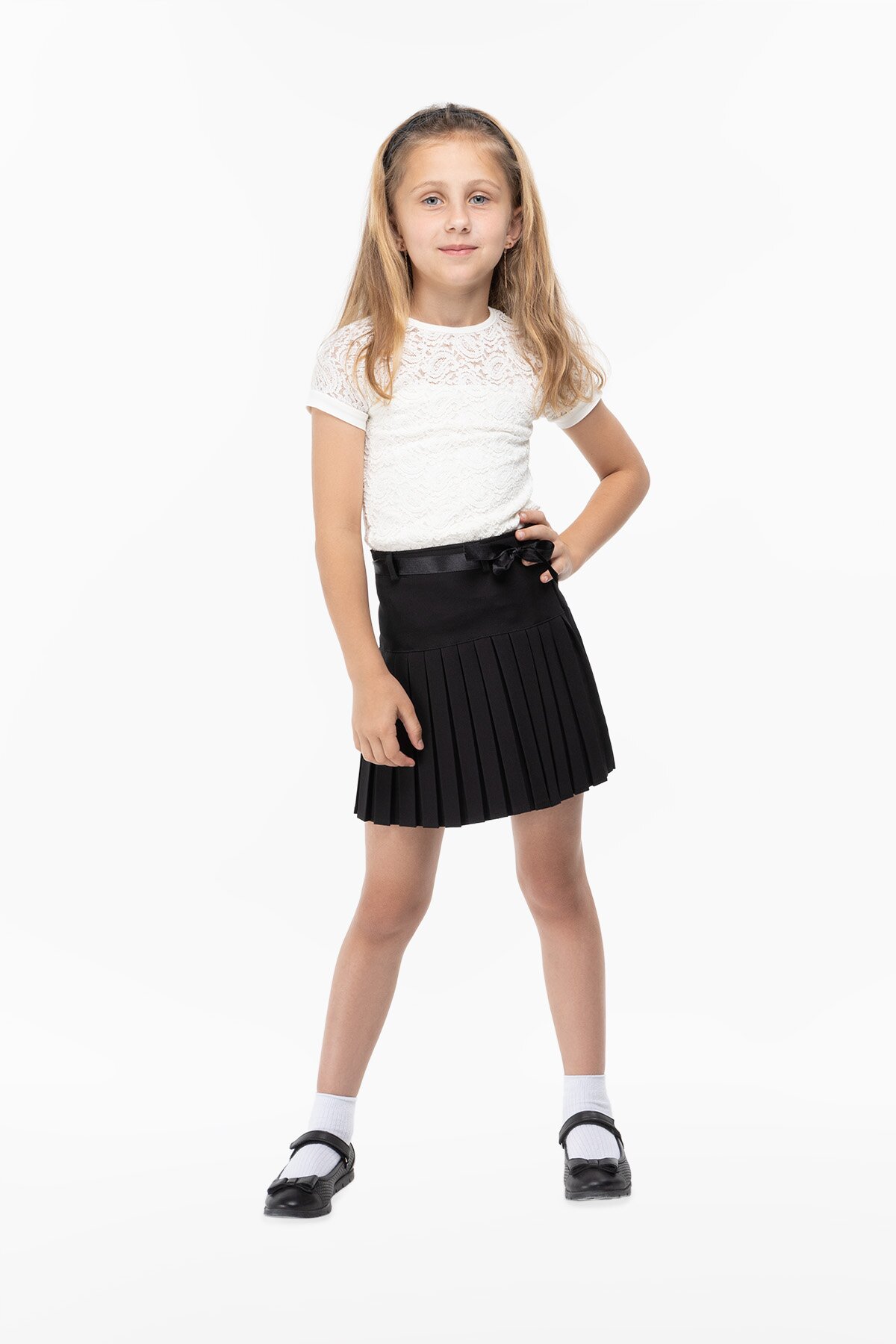 Спiдниця для дівчинки Baby Show 56012 104 см Чорний (2000989818656D)(SC)  Фото №4