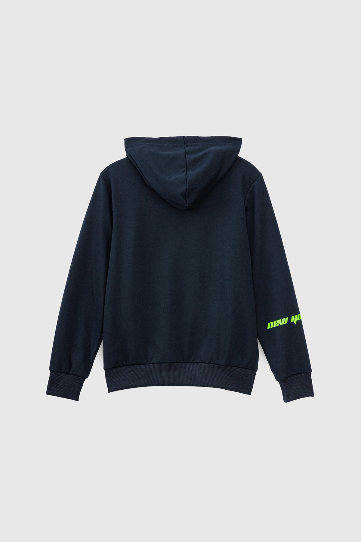 Спортивный костюм (кофта+штаны) для мальчика XHZ-0599 146 см Темно-синий с салатовым (2000990733054D)  Фото №11