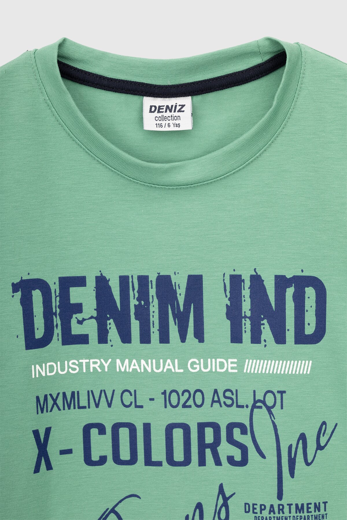 Свитшот с принтом для мальчика Deniz 05022 98 см Зеленый (2000990438164D)  Фото №8