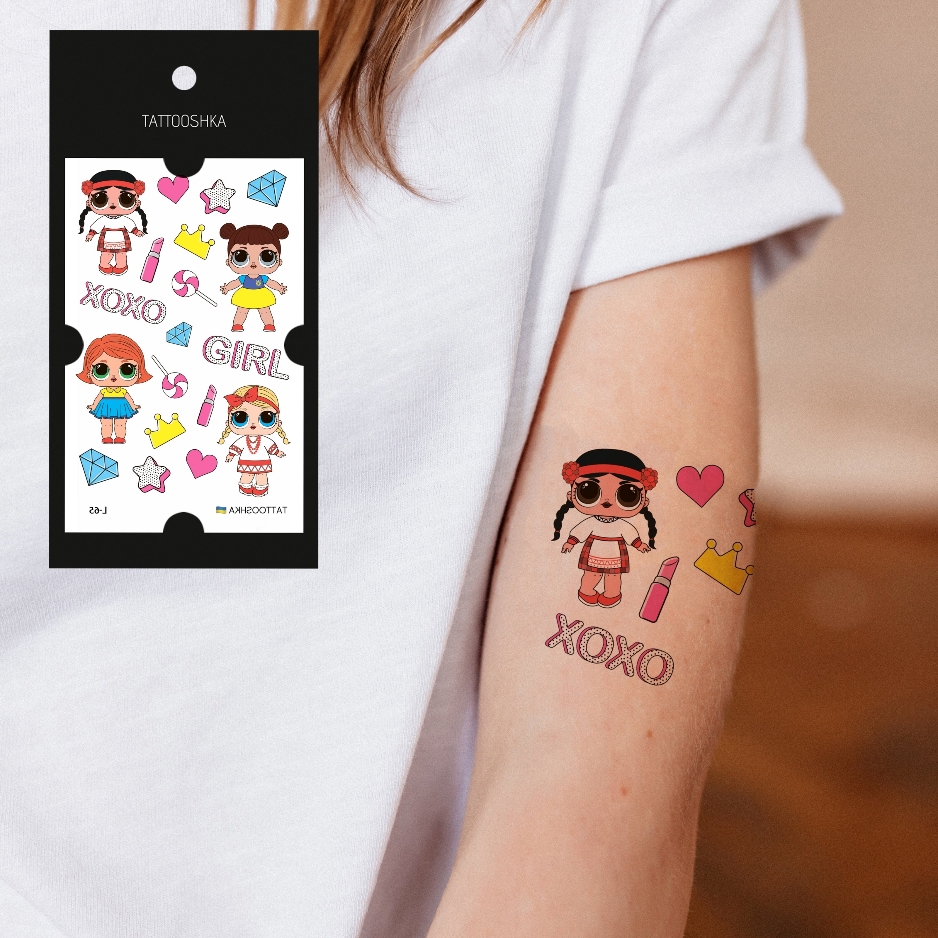 Тату Tattooshka &quot;Ляльки&quot; L-65 (4825800010259)  Фото №2