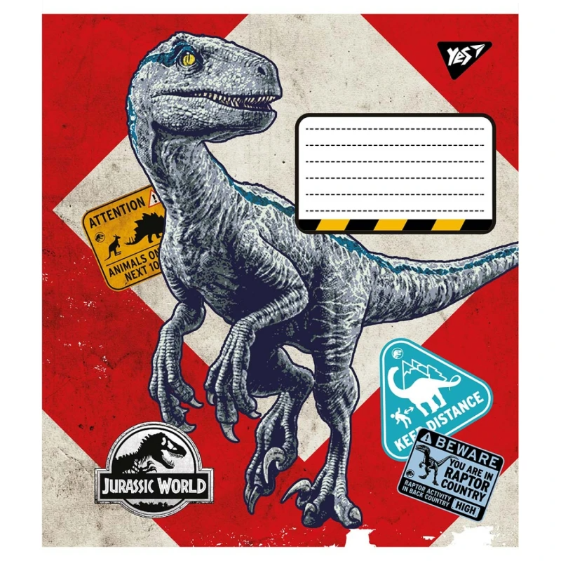 Зошит учнівський &quot;Jurassic world&quot; YES 766271 12 арк. (4823092274311)(SC)  Фото №1