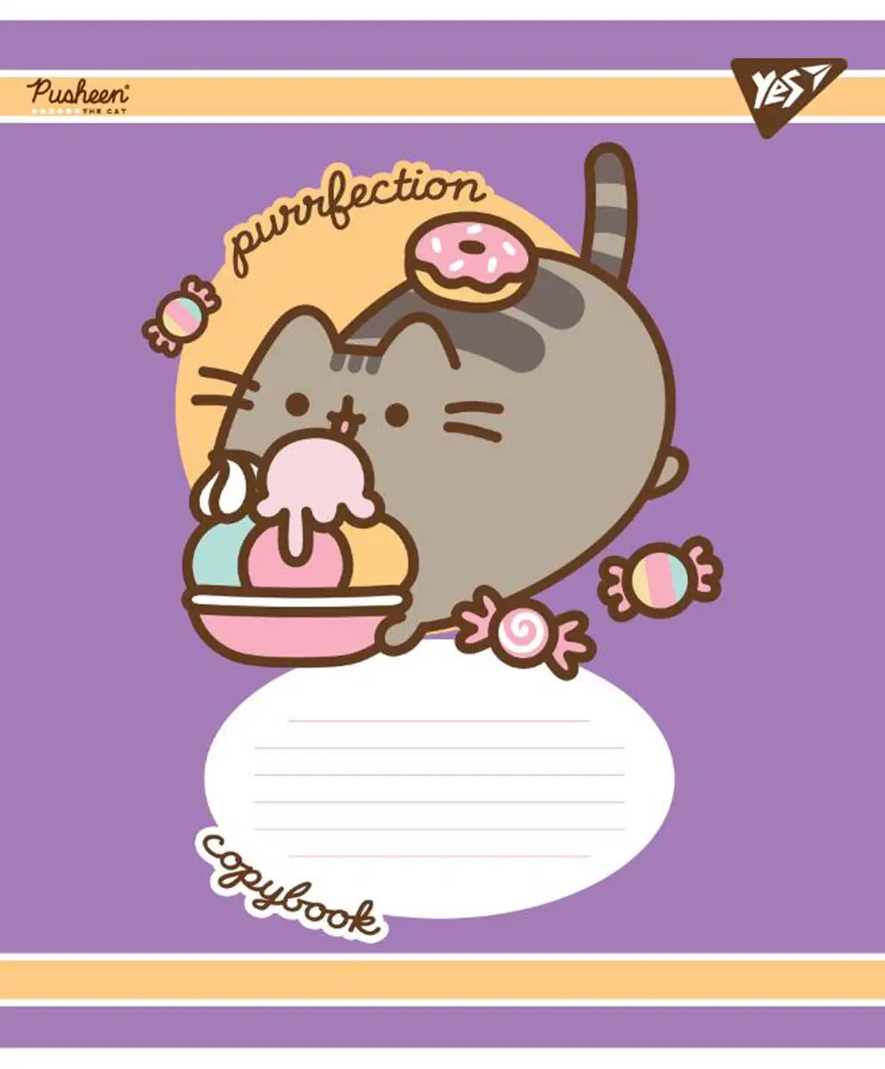 Тетрадь ученическая «Pusheen» YES 766311 12 л. (4823092274717)(SC)  Фото №2