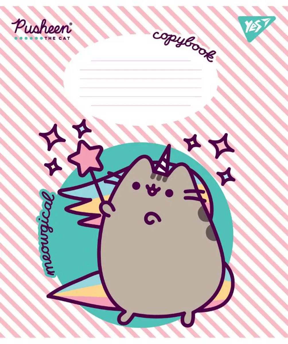 Тетрадь ученическая «Pusheen» YES 766311 12 л. (4823092274717)(SC)  Фото №4