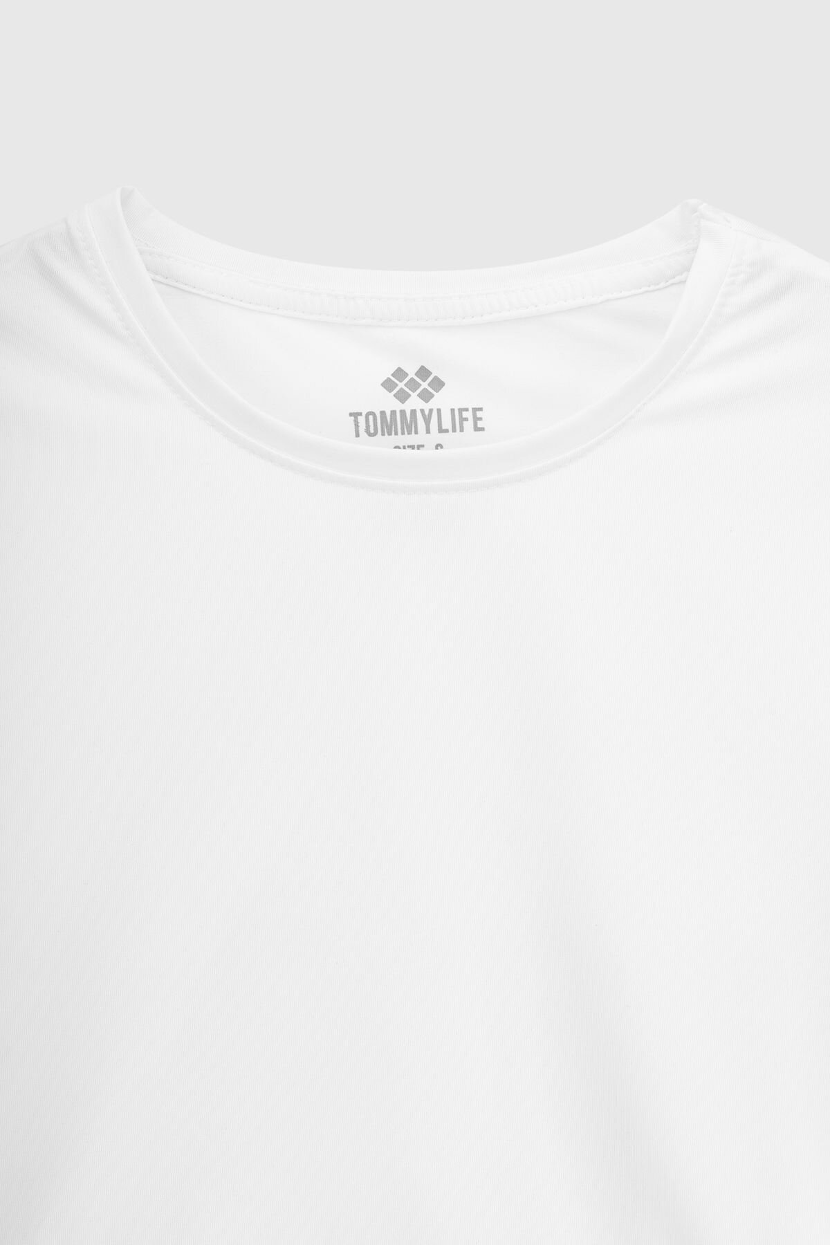 Топ фітнес однотонний жіночий Tommy life 97265 L Білий (2000989973225A)  Фото №8