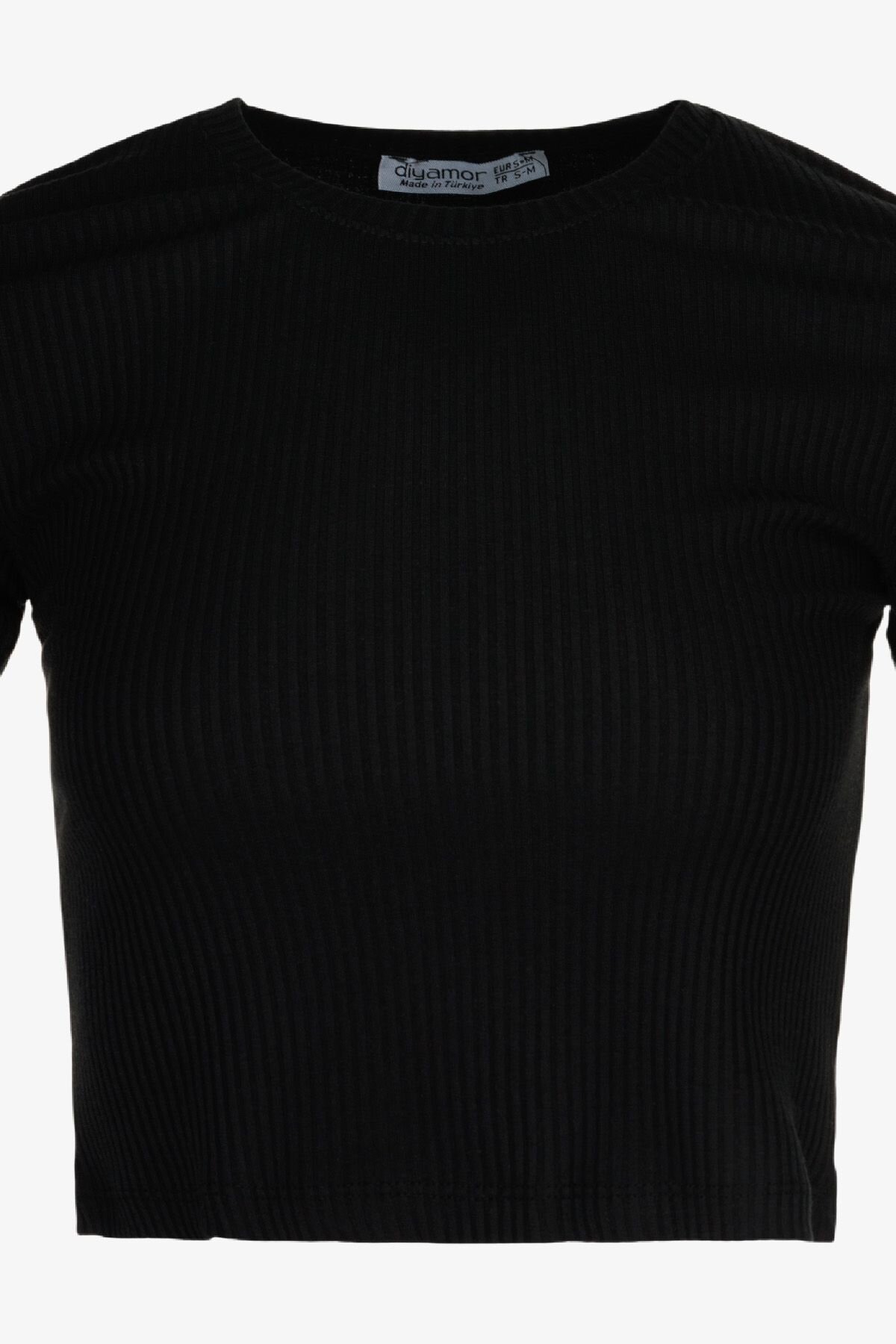 Топ однотонный женский 80677-1 L/XL Черный  Фото №1