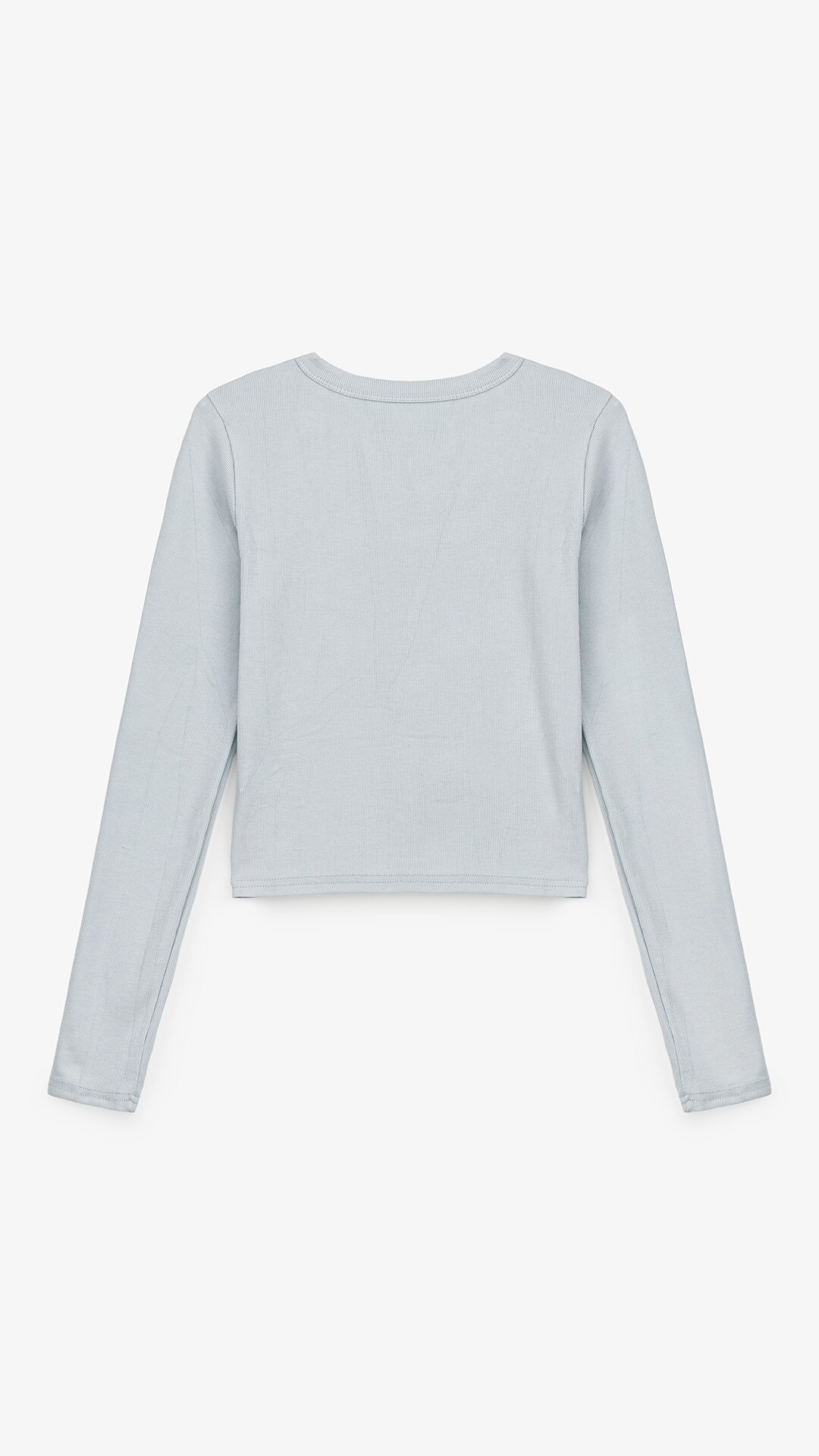 Купити Топ однотонний жіночий Bclothing 8854 M Блакитний Артикул: 2000999178641 Фото повноекранне №10
