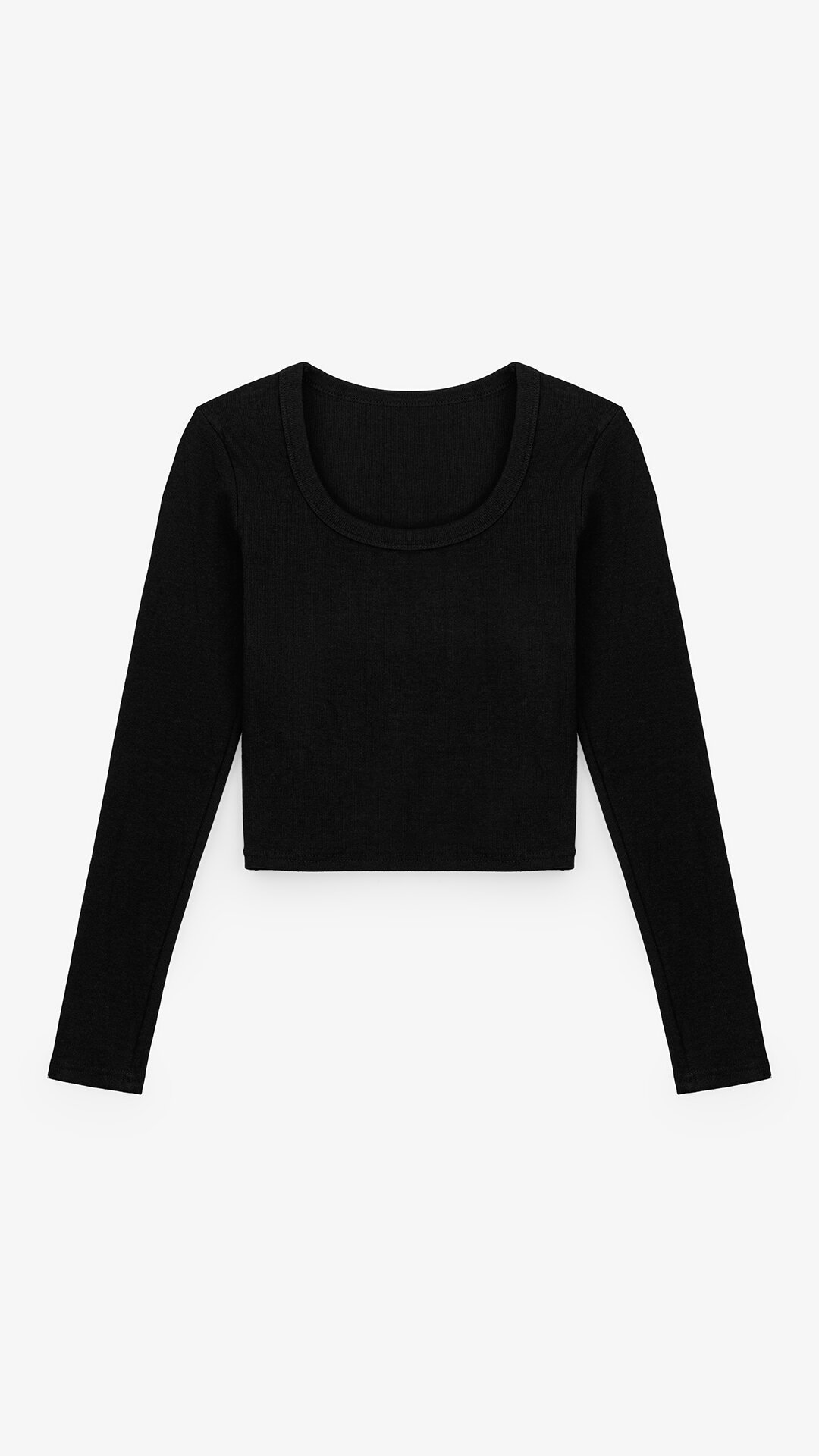 Купити Топ однотонний жіночий Bclothing 8854 L Чорний Артикул: 2000999178672 Фото повноекранне №7