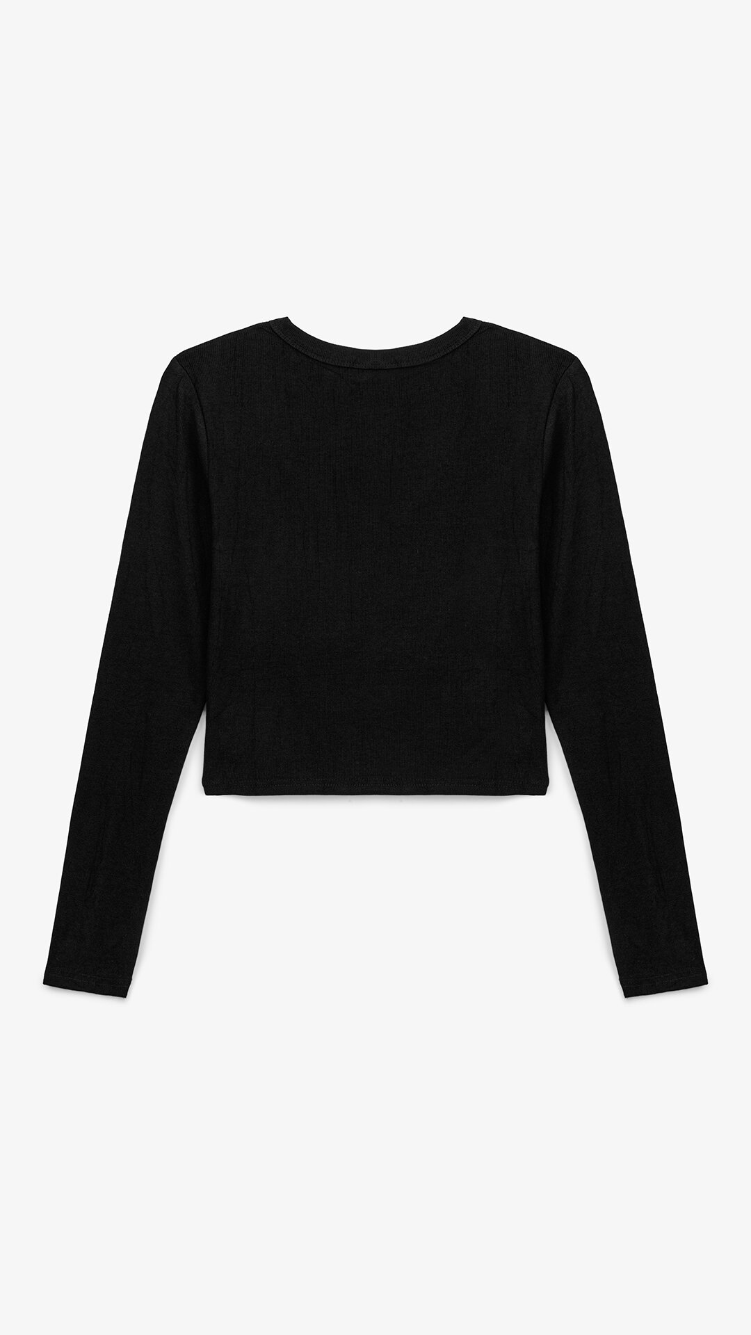 Купити Топ однотонний жіночий Bclothing 8854 L Чорний Артикул: 2000999178672 Фото повноекранне №10