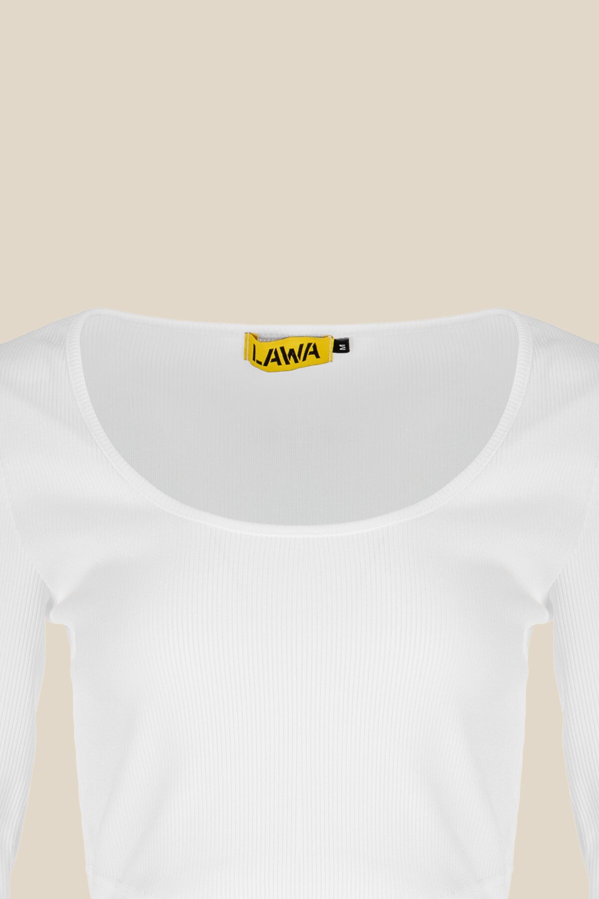 Купити Топ однотонний жіночий LAWA WTC02435 2XS Білий Артикул: 2000999166006 Фото повноекранне №8