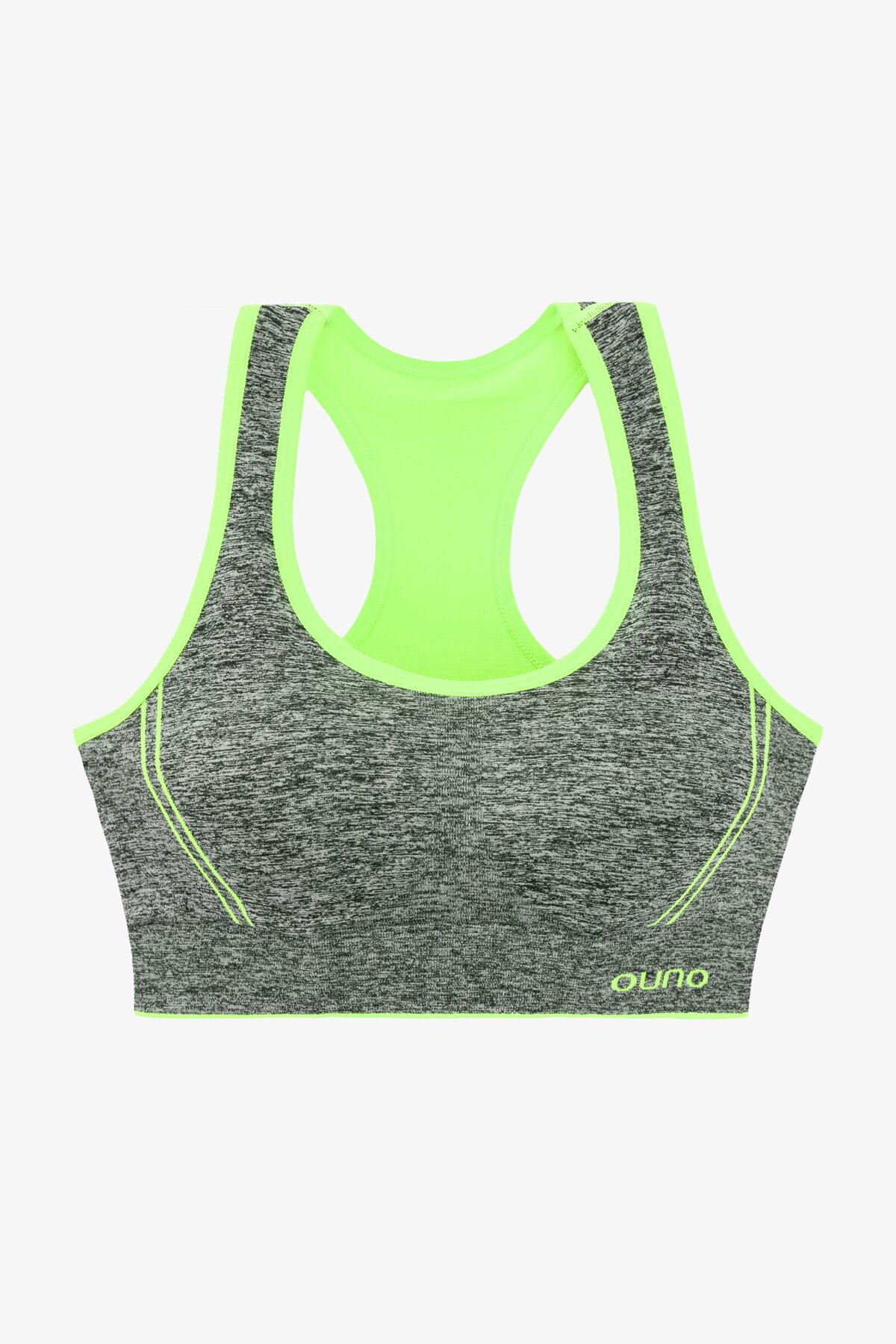 Топ спортивный женский Ouno 5120 XL/2XL Серо-зеленый  Фото №6