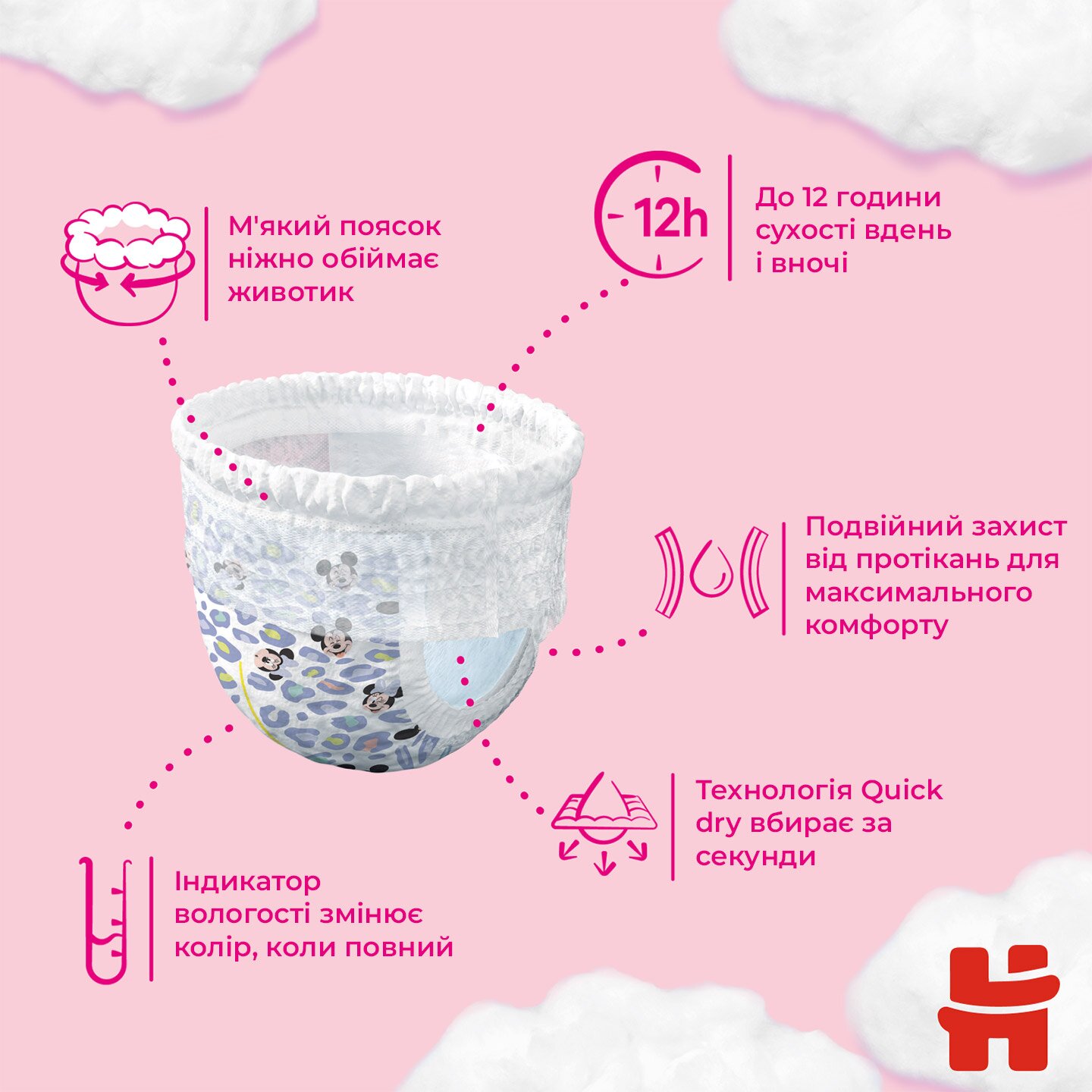 Трусики-підгузки Huggies Pants 5 Jumbo 5 (SN)  Фото №6