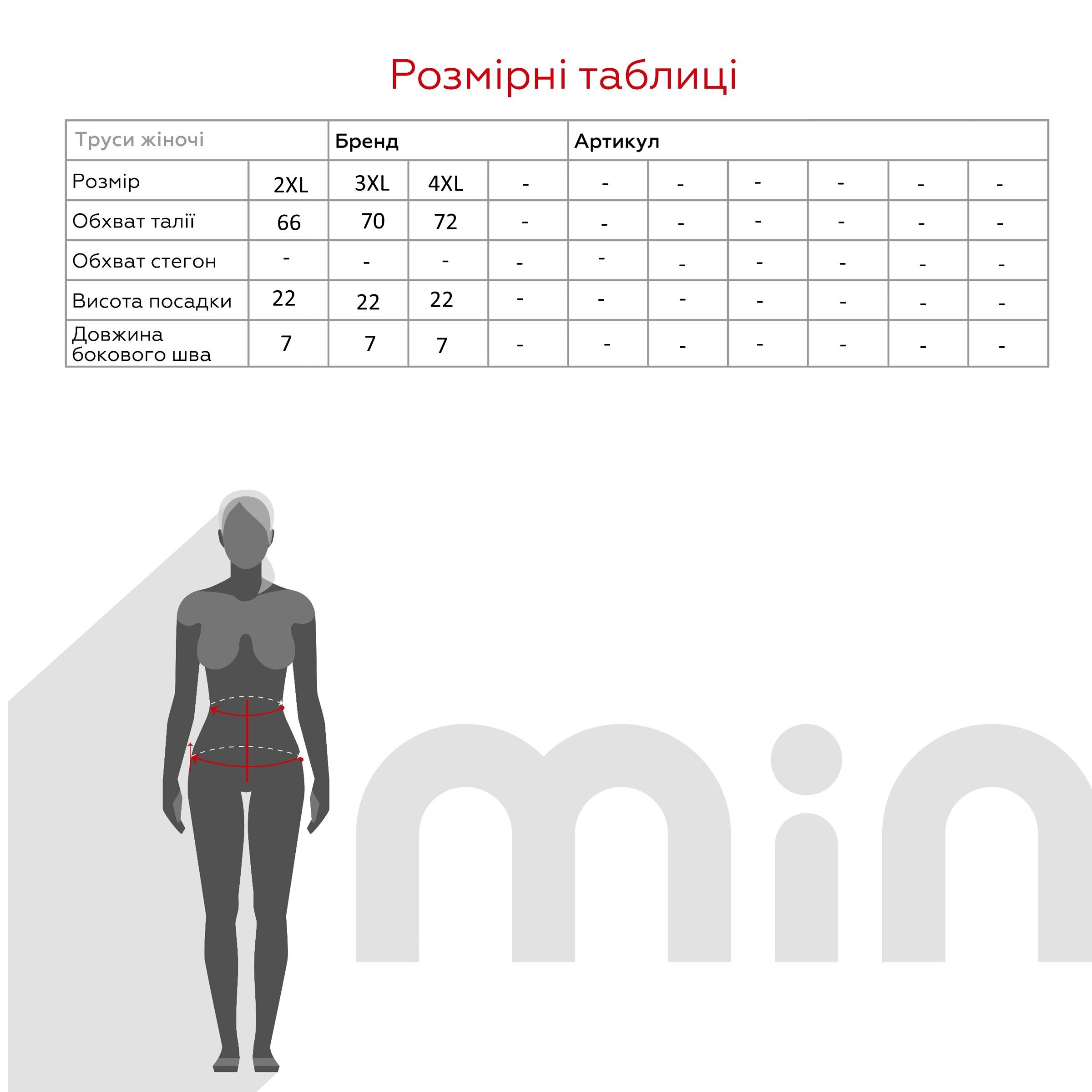 Труси жiночi Nicoletta 197243-1 3XL Бежевий (2000989458692A)  Фото №3