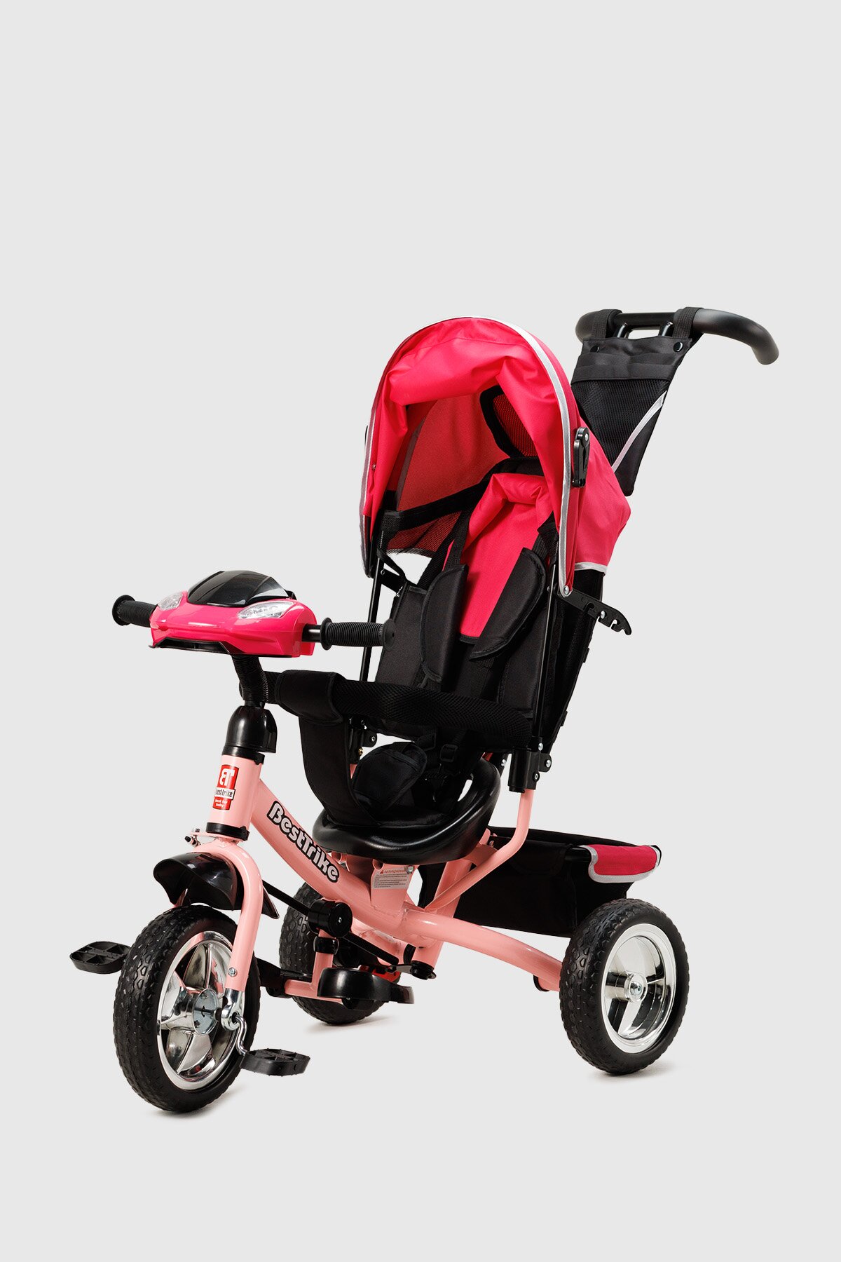 Велосипед 3-х колісний з капором Best Trike 6588/63-768 10&#039;&#039; Червоний (6989151361038)  Фото №1