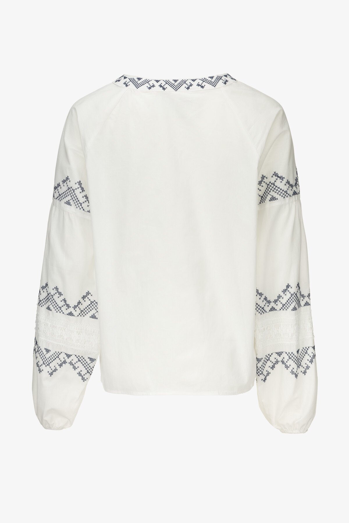 Вишиванка сорочка жіноча  2751 2XL Біло-синій  Фото №3