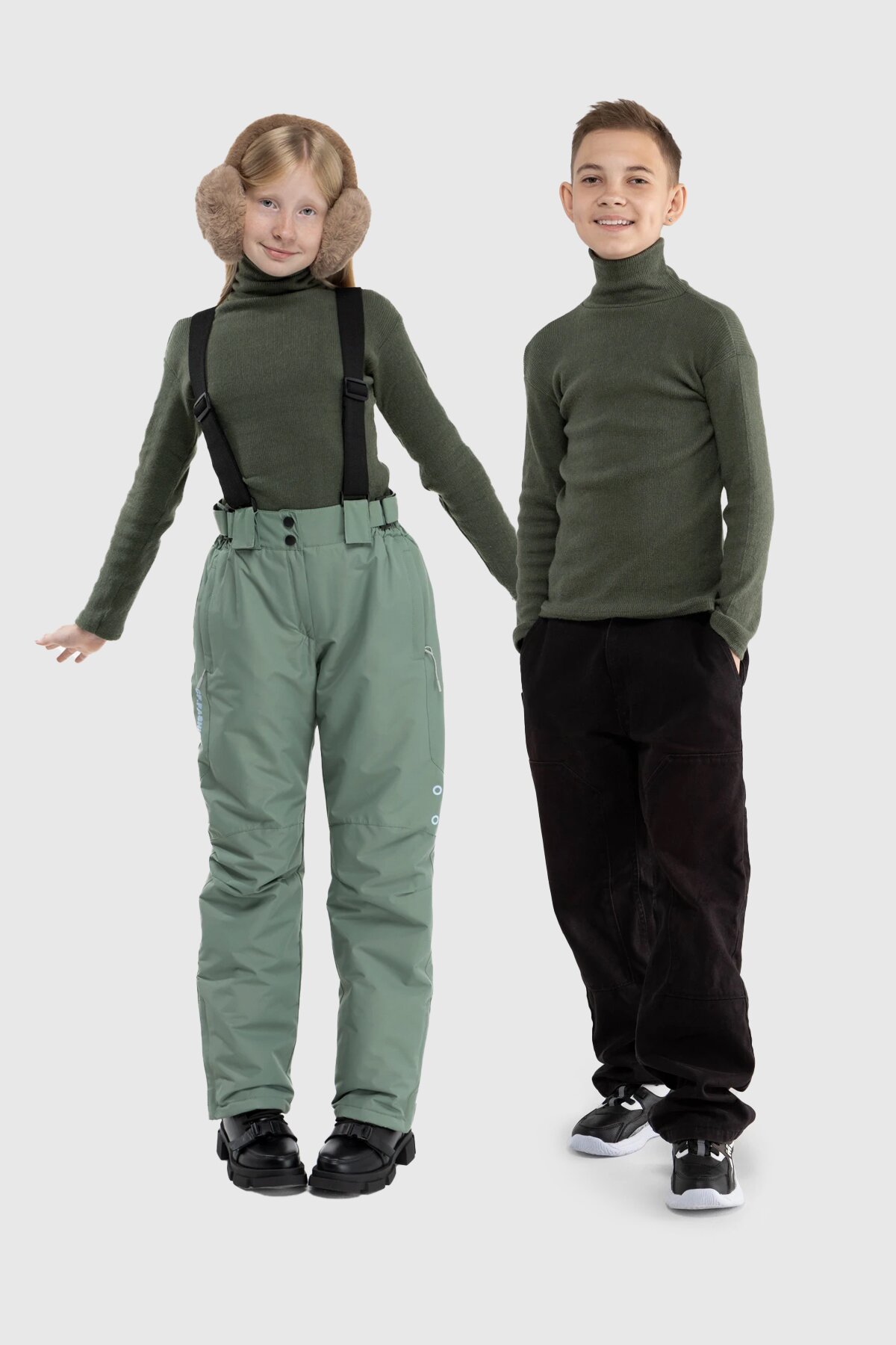 Водолазка однотонная Happy Kids 912 146 см Хаки (2000989742166W)  Фото №0