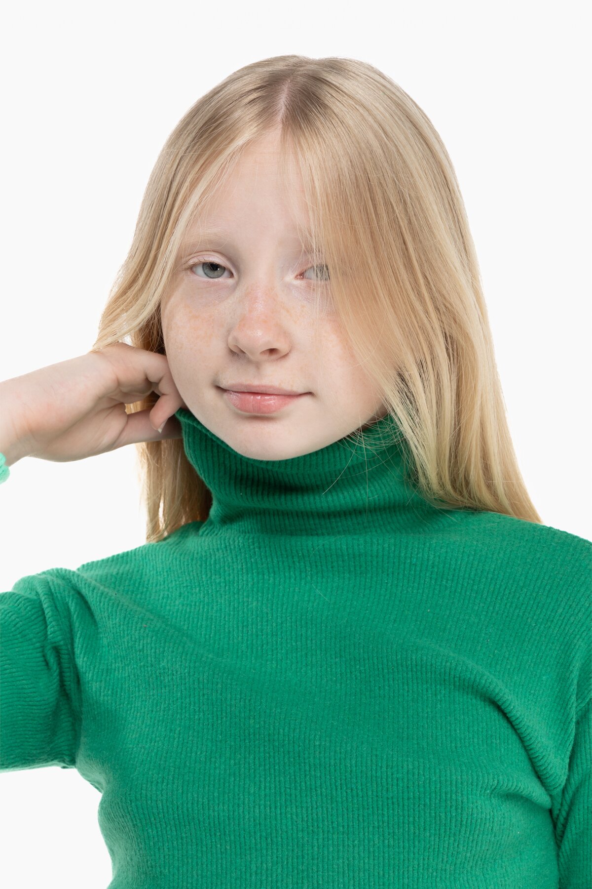 Водолазка однотонная Happy Kids 912 146 см Зеленый (2000989741893W)  Фото №2