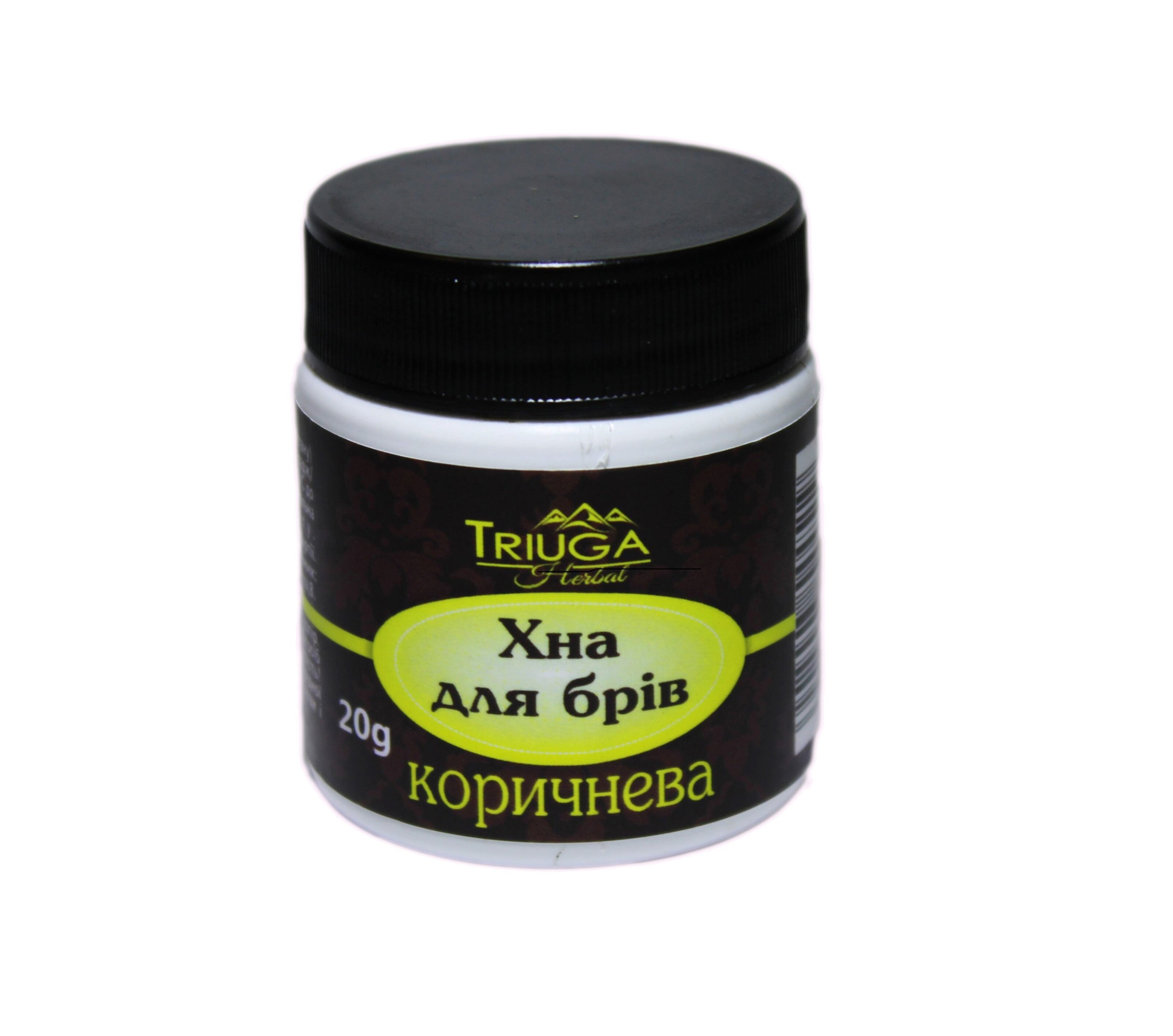 Хна коричневая для бровей аюрведическая Triuga 4519 20 г (8908003544519)