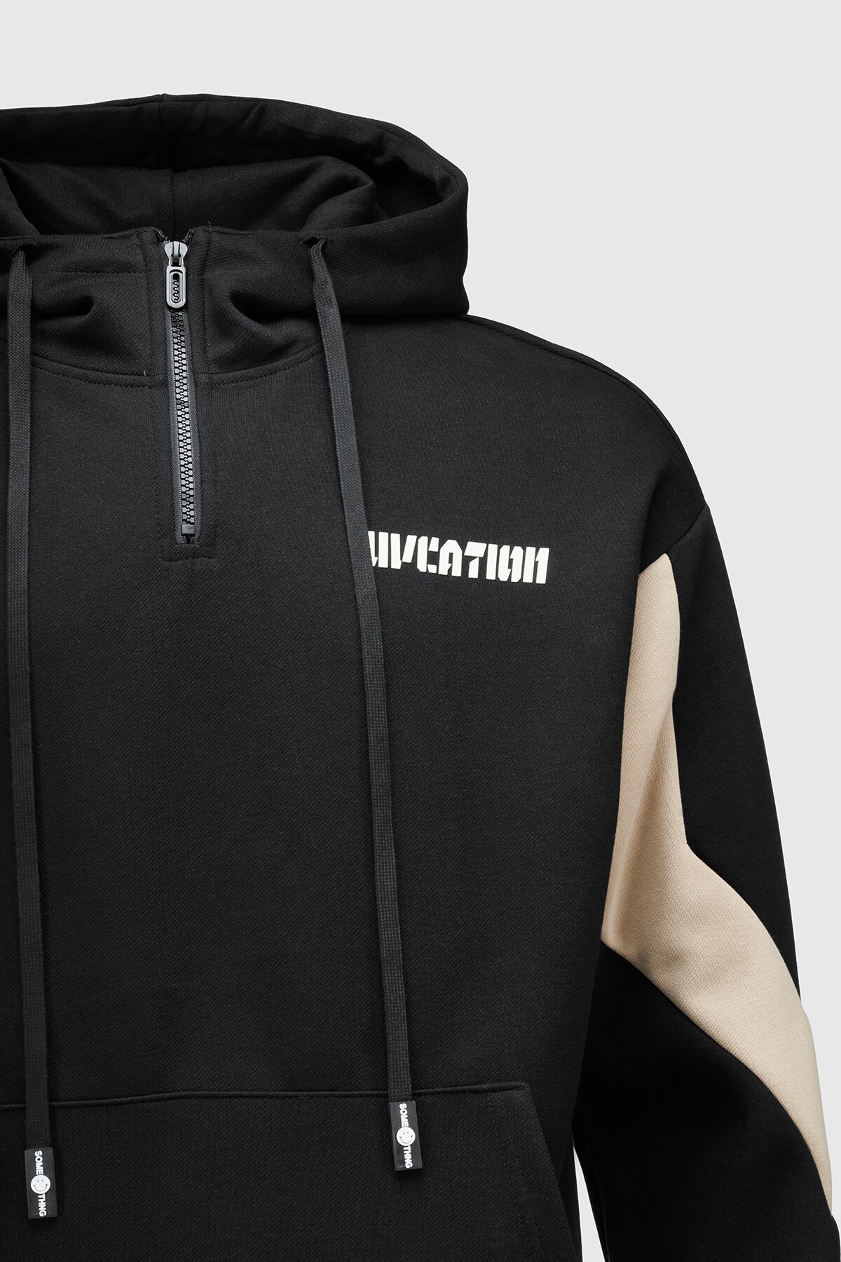 Худи с принтом мужской 24001 XL Черный (2000990544964D)  Фото №8